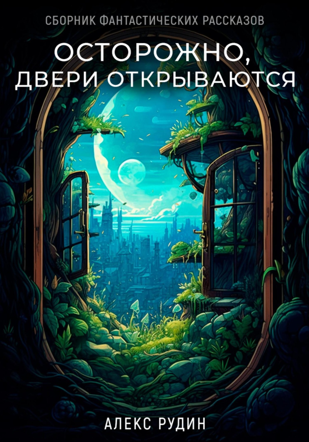 Обложка книги «Осторожно, двери открываются. Сборник фантастических рассказов»