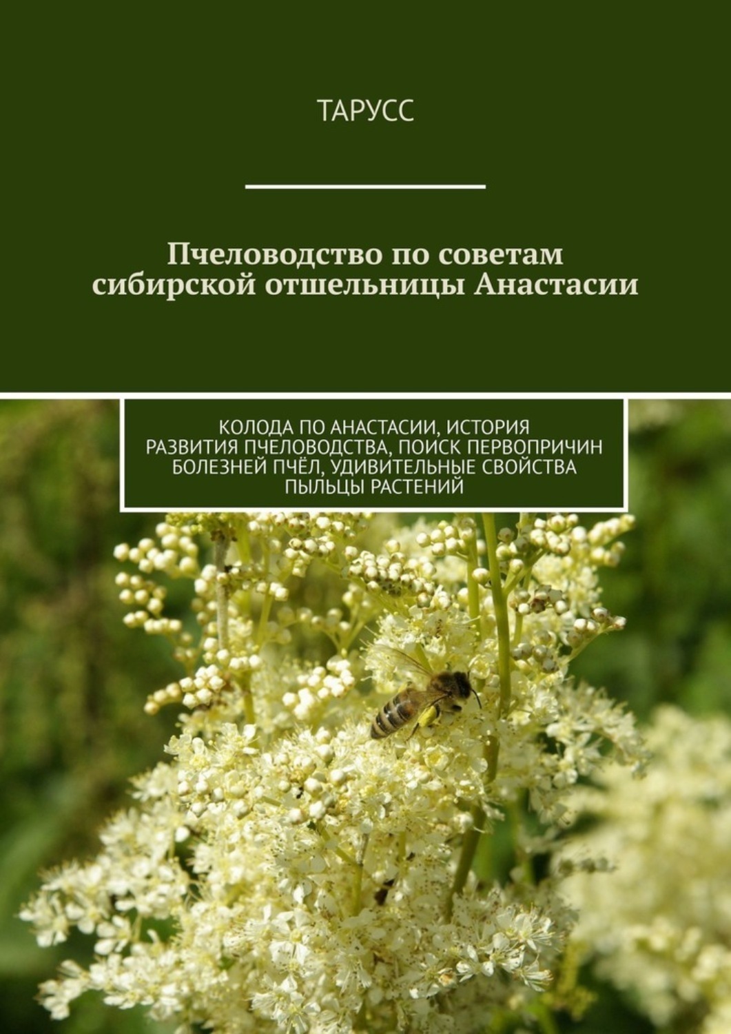 Обложка книги «Пчеловодство по советам сибирской отшельницы Анастасии. Колода по Анастасии, история развития пчеловодства, поиск первопричин болезней пчёл, удивительные свойства пыльцы растений»