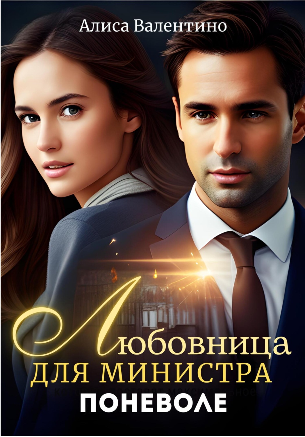 Обложка книги «Любовница для министра поневоле»