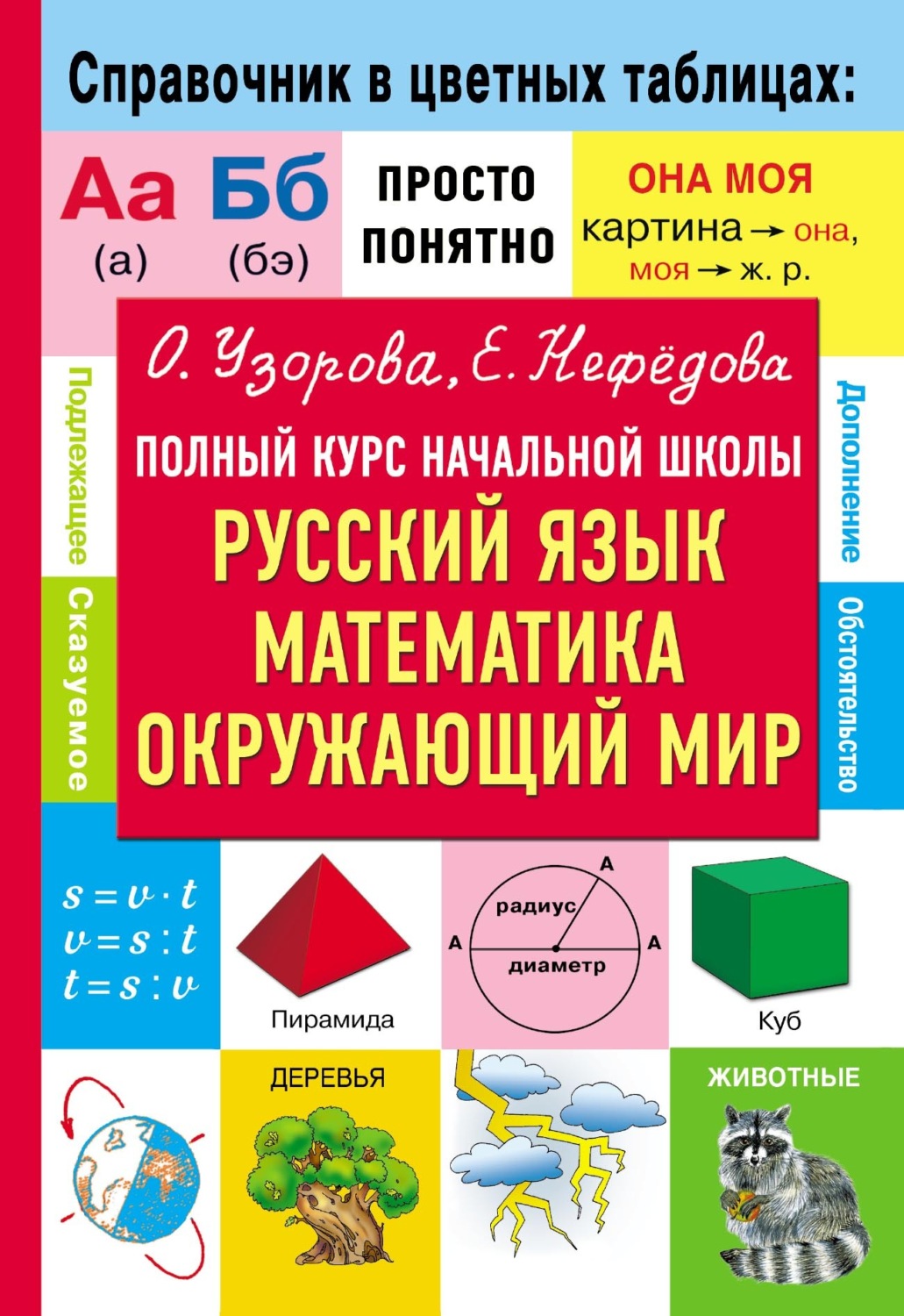 Обложка книги «Полный курс начальной школы. Русский язык, математика, окружающий мир»