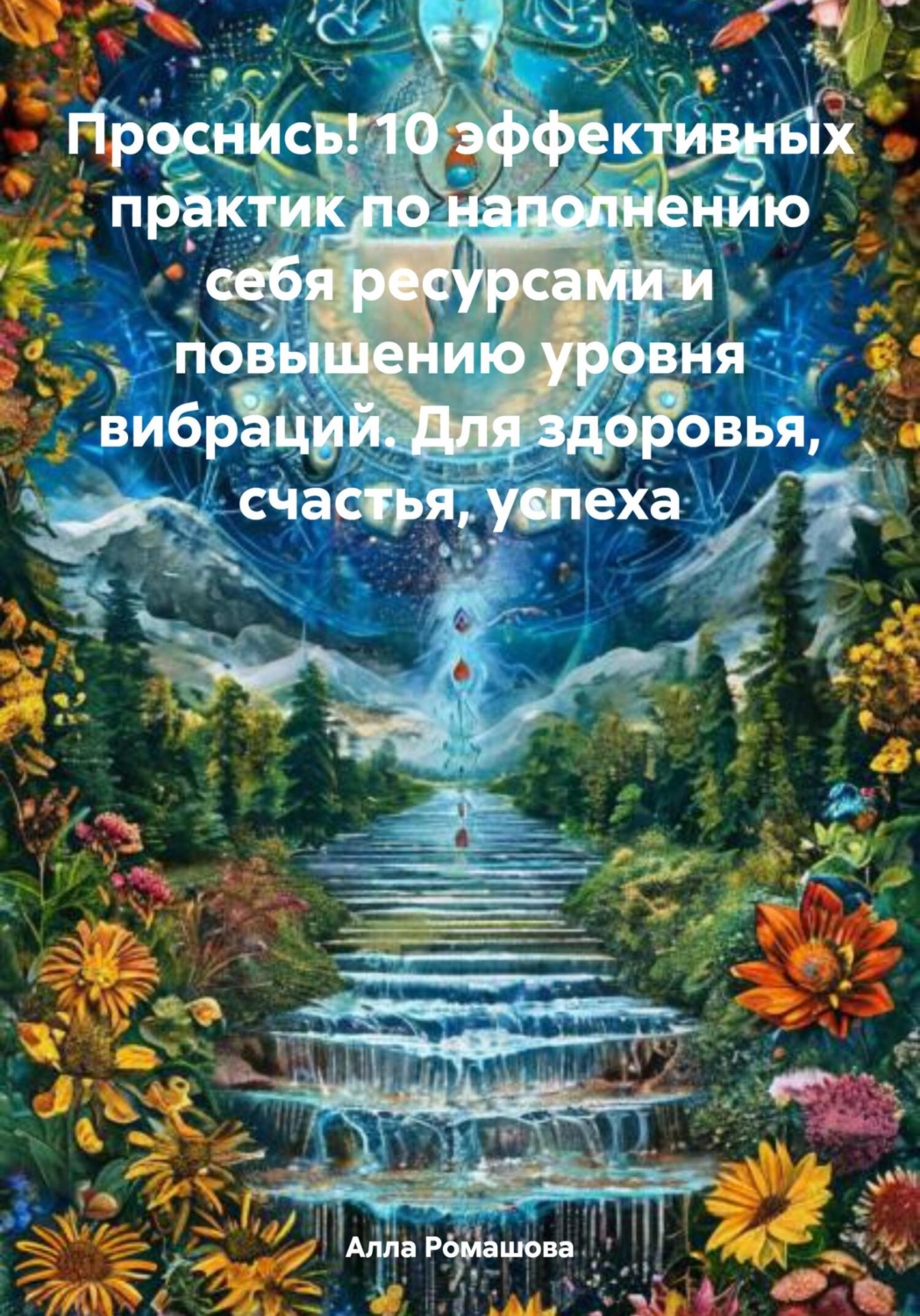 Обложка книги «Проснись! 10 эффективных практик по наполнению себя ресурсами и повышению уровня вибраций. Для здоровья, счастья, успеха»