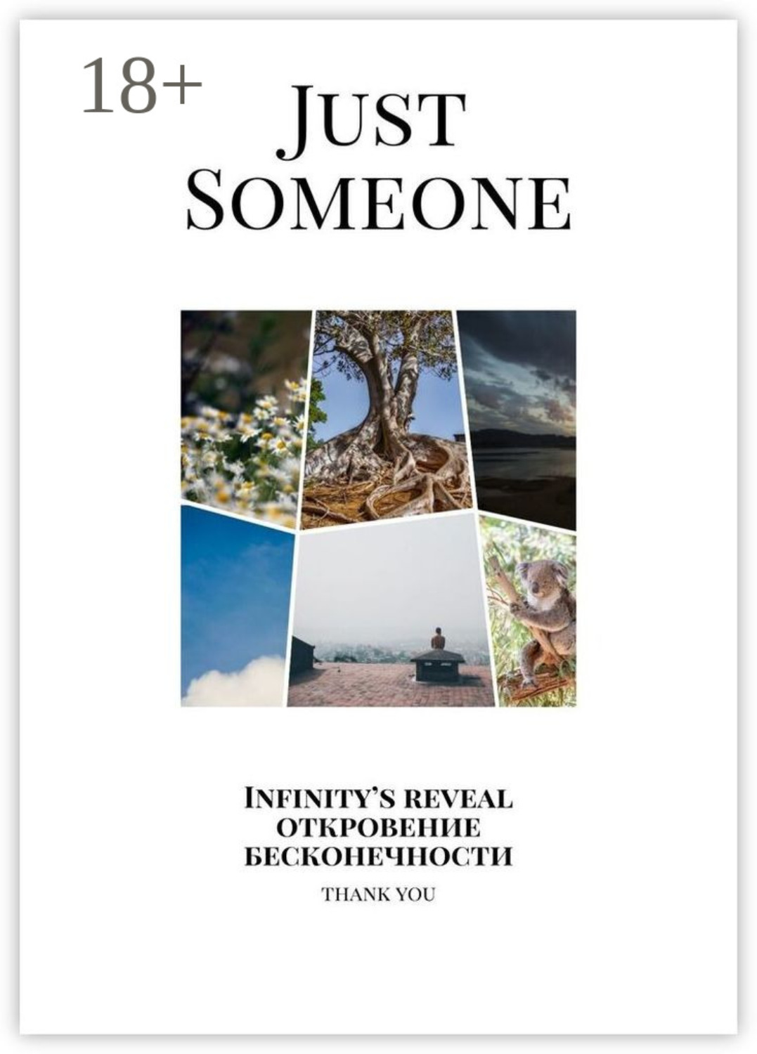 Обложка книги «Infinity’s reveal / Откровение бесконечности. Thank you»