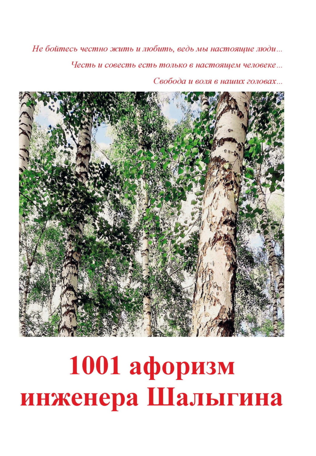 Обложка книги «1001 афоризм инженера Шалыгина»