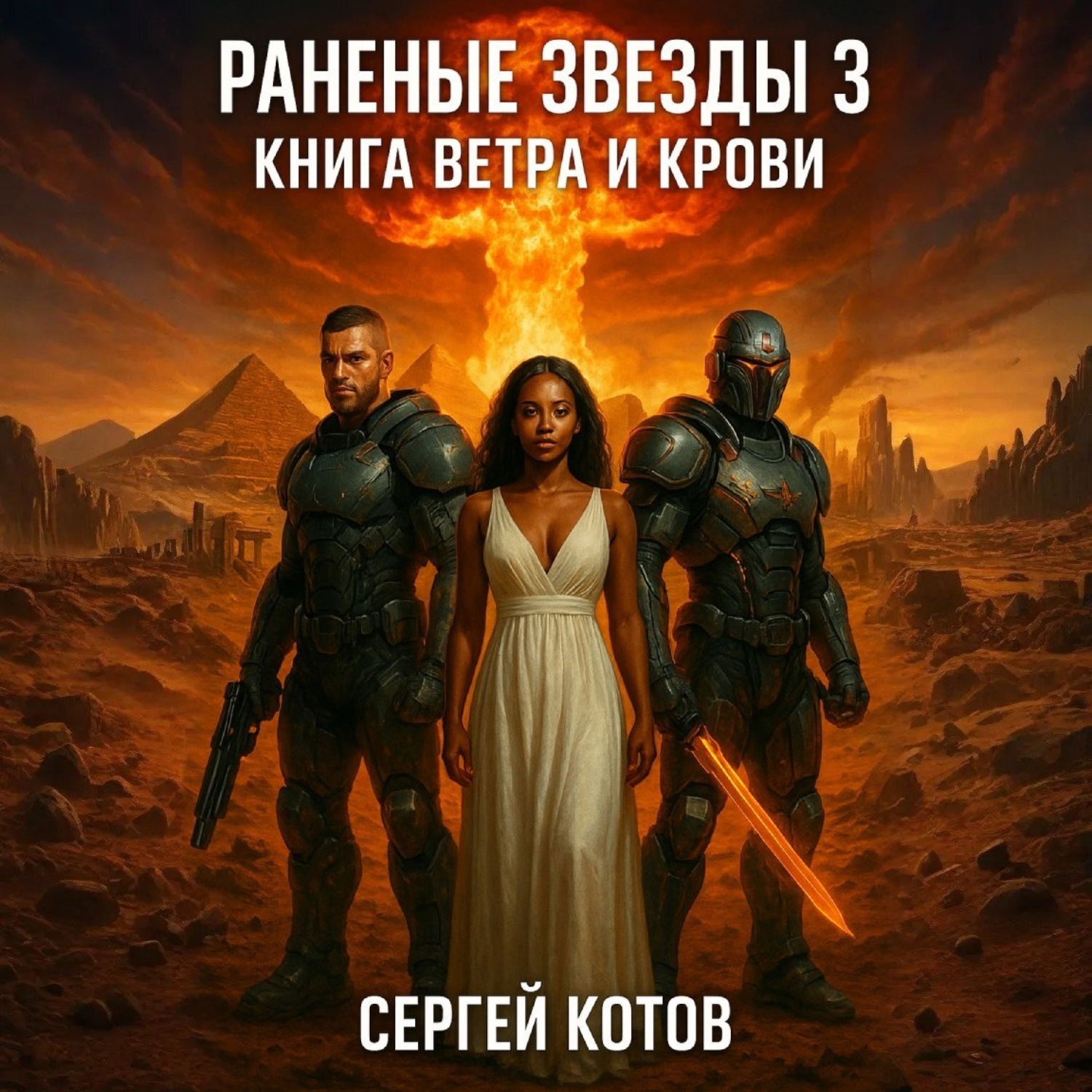 Обложка книги «Раненые звёзды – 3: Книга Ветра и Крови»