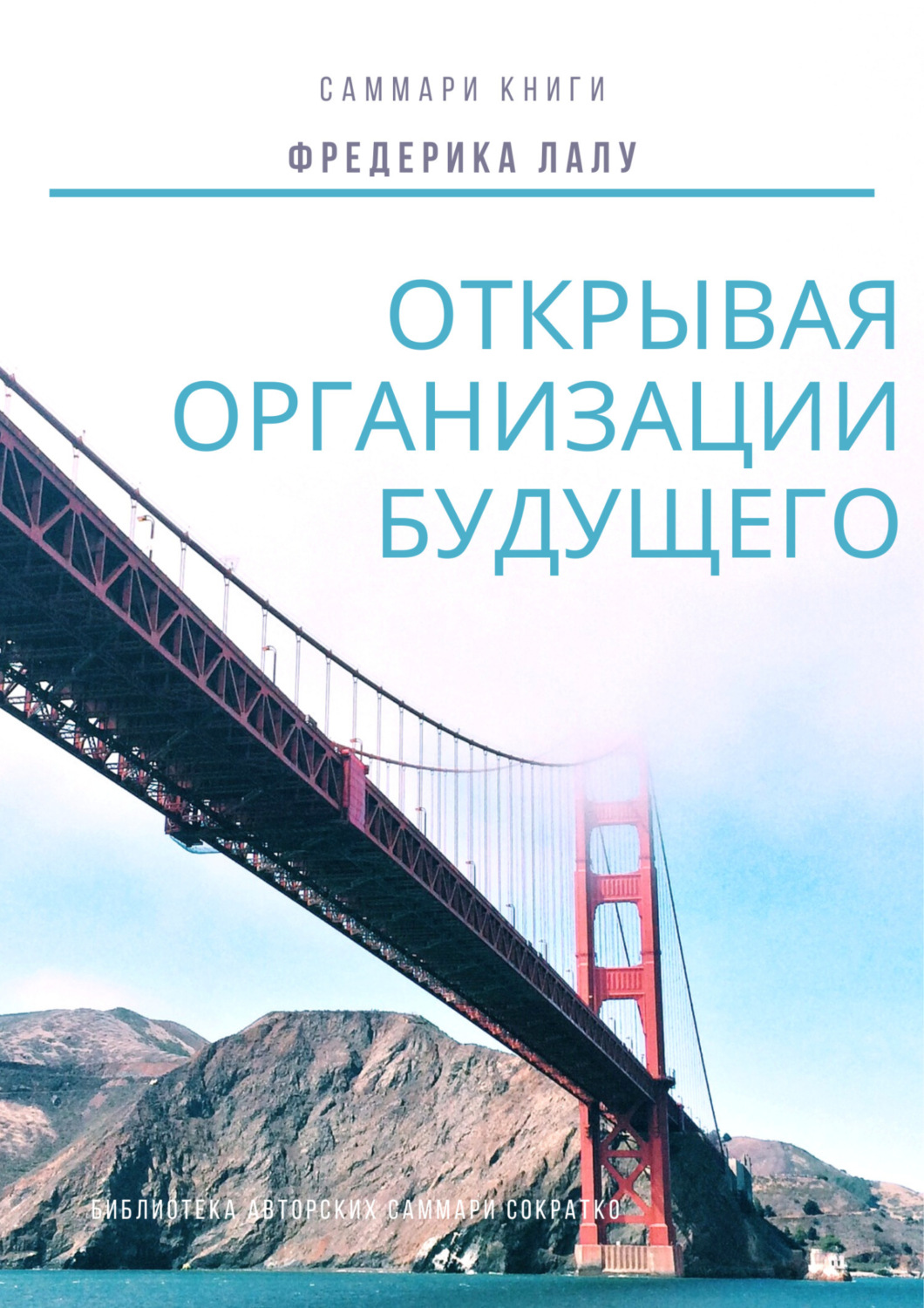 Обложка книги «Саммари книги Фредерика Лалу «Открывая организации будущего»»