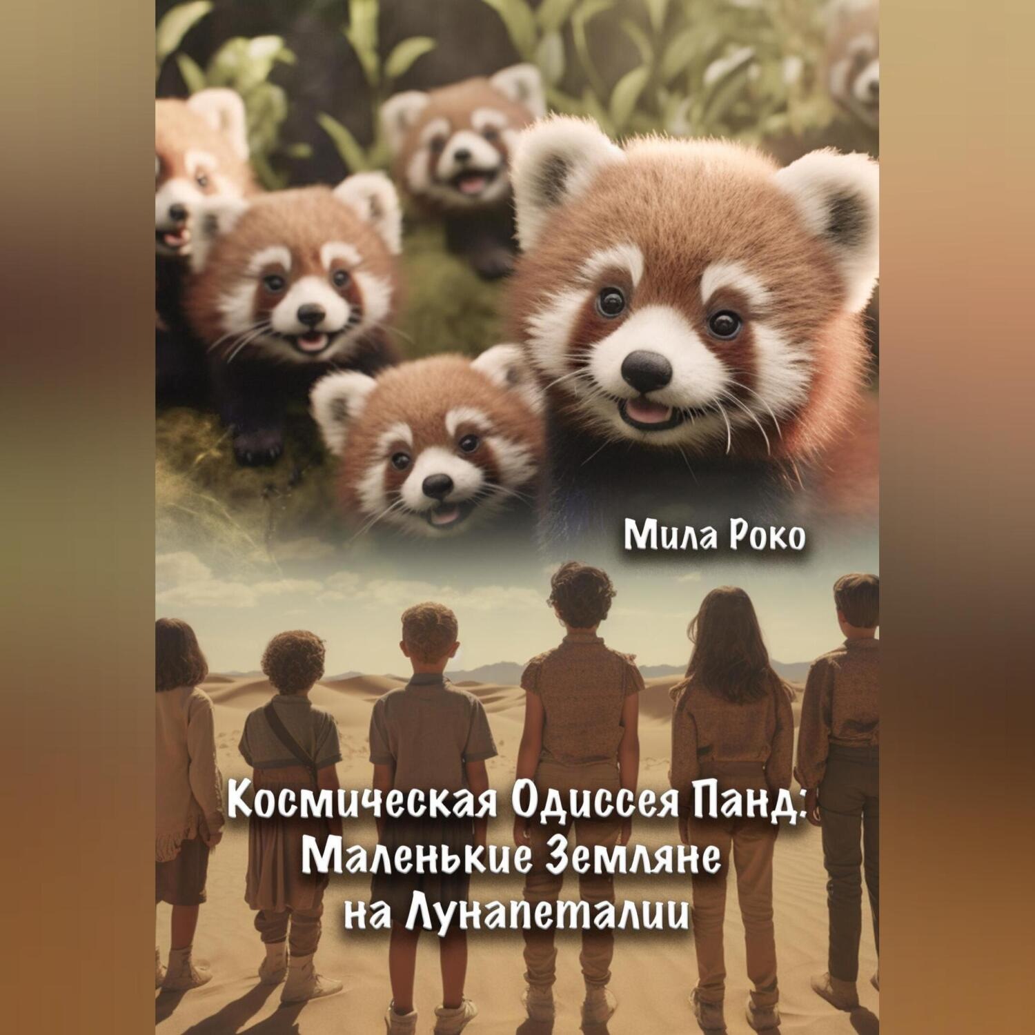 Обложка книги «Космическая одиссея панд: маленькие земляне на Лунапеталии»