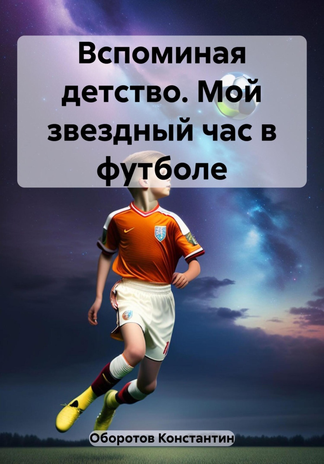 Обложка книги «Вспоминая детство. Мой звездный час в футболе»