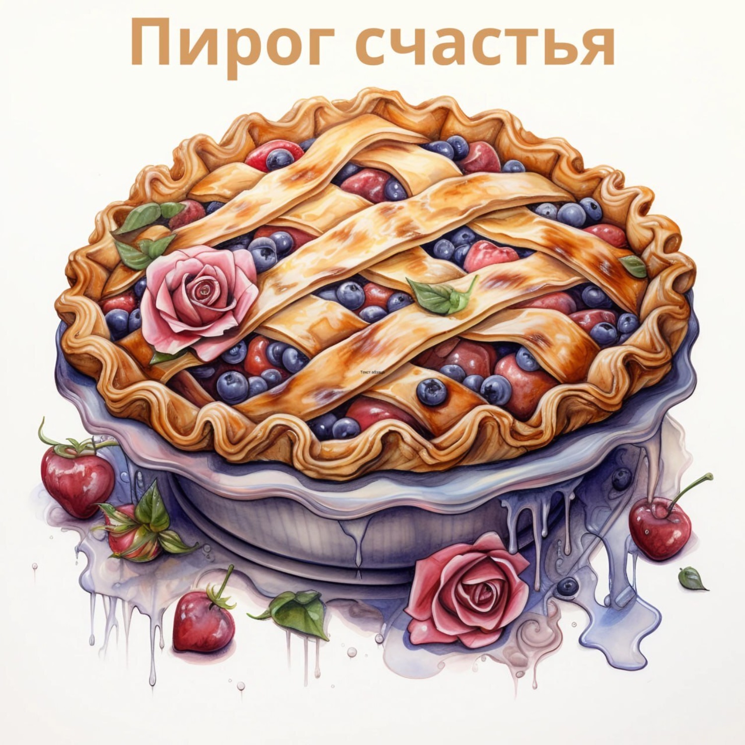 Обложка книги «Пирог счастья»