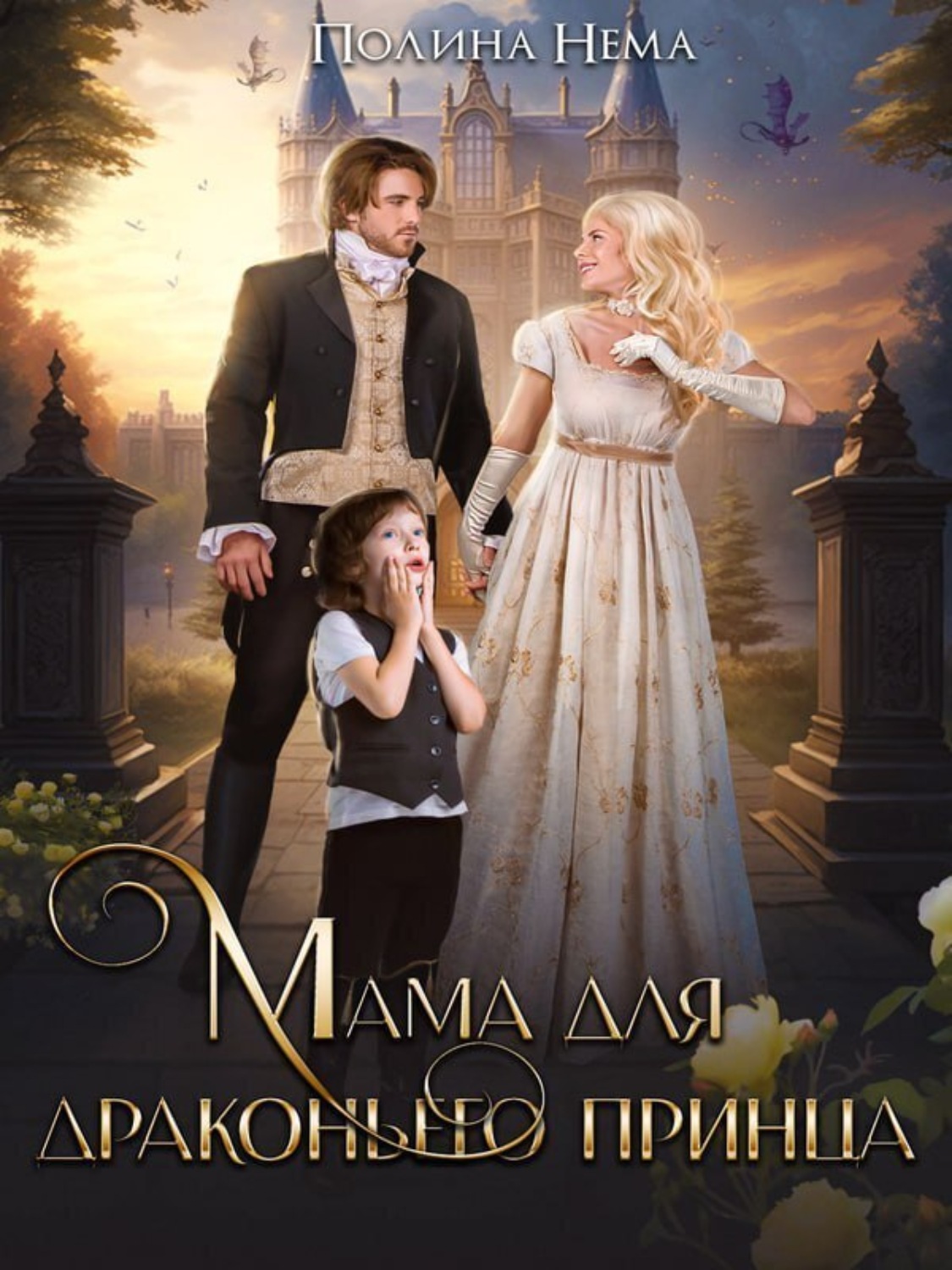 Обложка книги «Мама для драконьего принца»