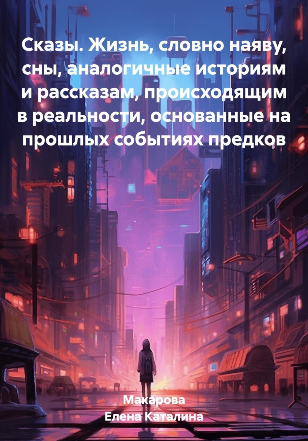 Обложка книги «Сказы. Жизнь, словно наяву, сны, аналогичные историям и рассказам, происходящим в реальности, основанные на прошлых событиях предков»