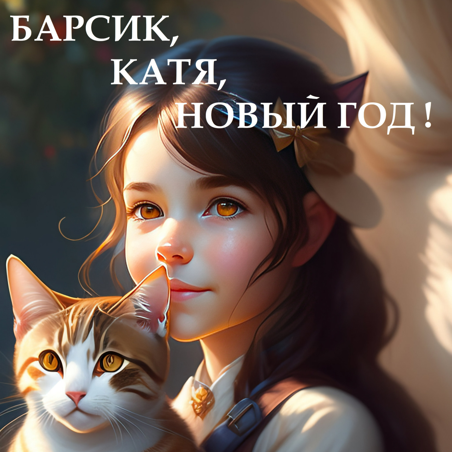 Обложка книги «Барсик, Катя, Новый год»