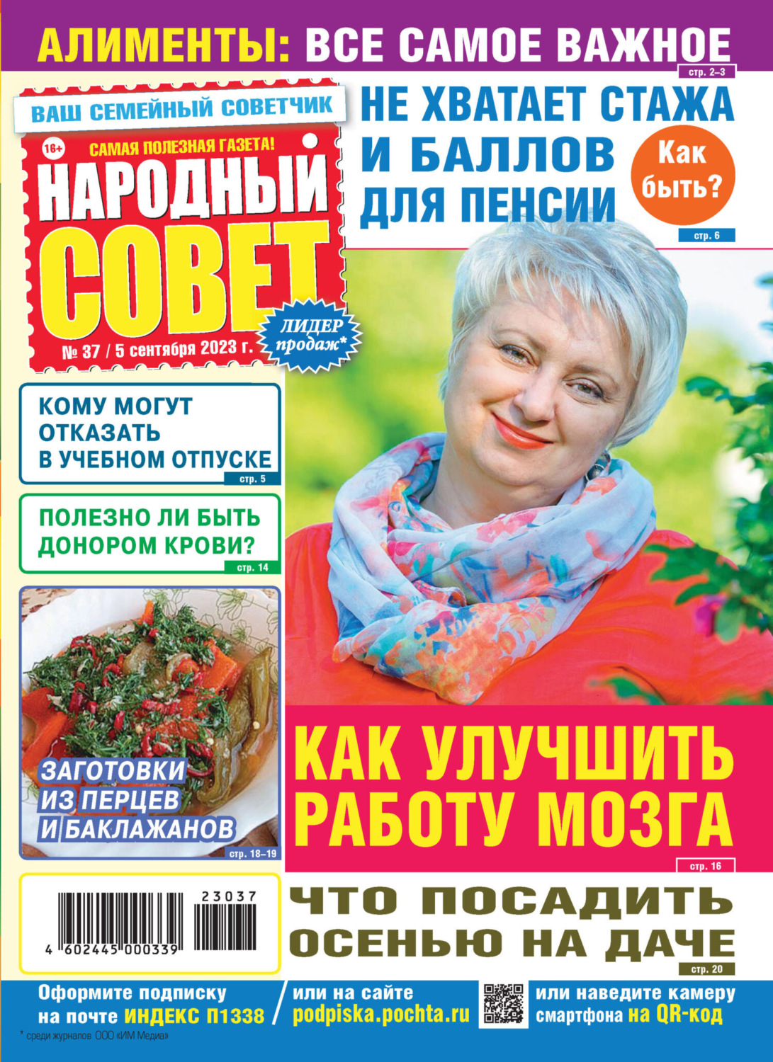 Обложка книги «Народный совет №37/2023»