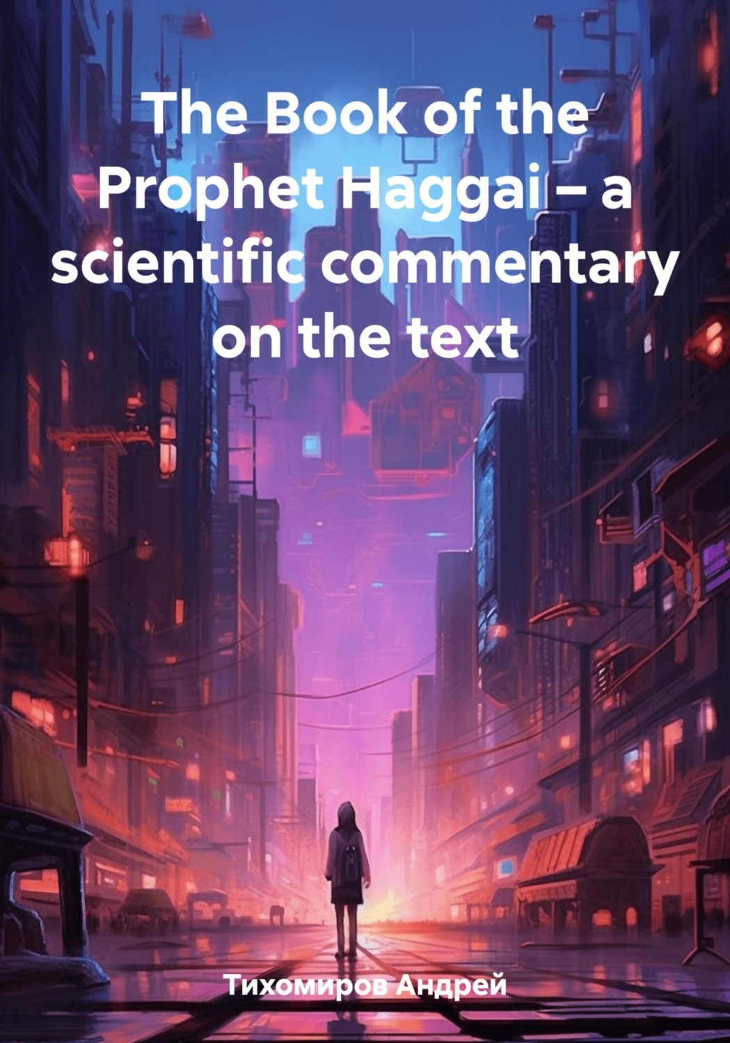 Обложка книги «The Book of the Prophet Haggai – a scientific commentary on the text»