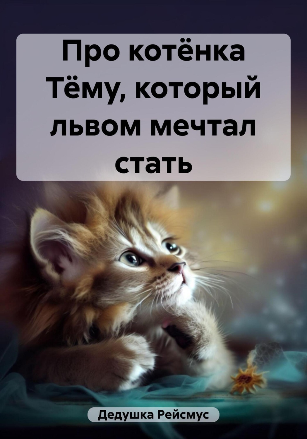 Обложка книги «Про котёнка Тёму, который львом мечтал стать»
