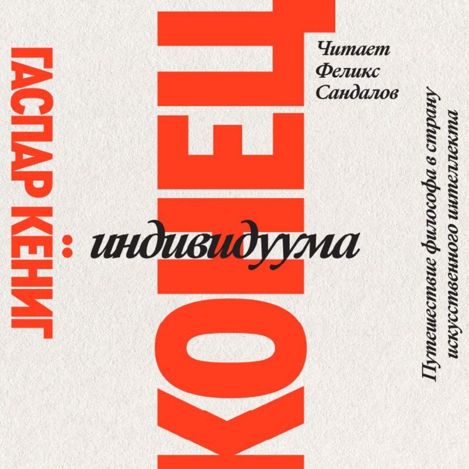 Обложка книги «Конец индивидуума. Путешествие философа в страну искусственного интеллекта»