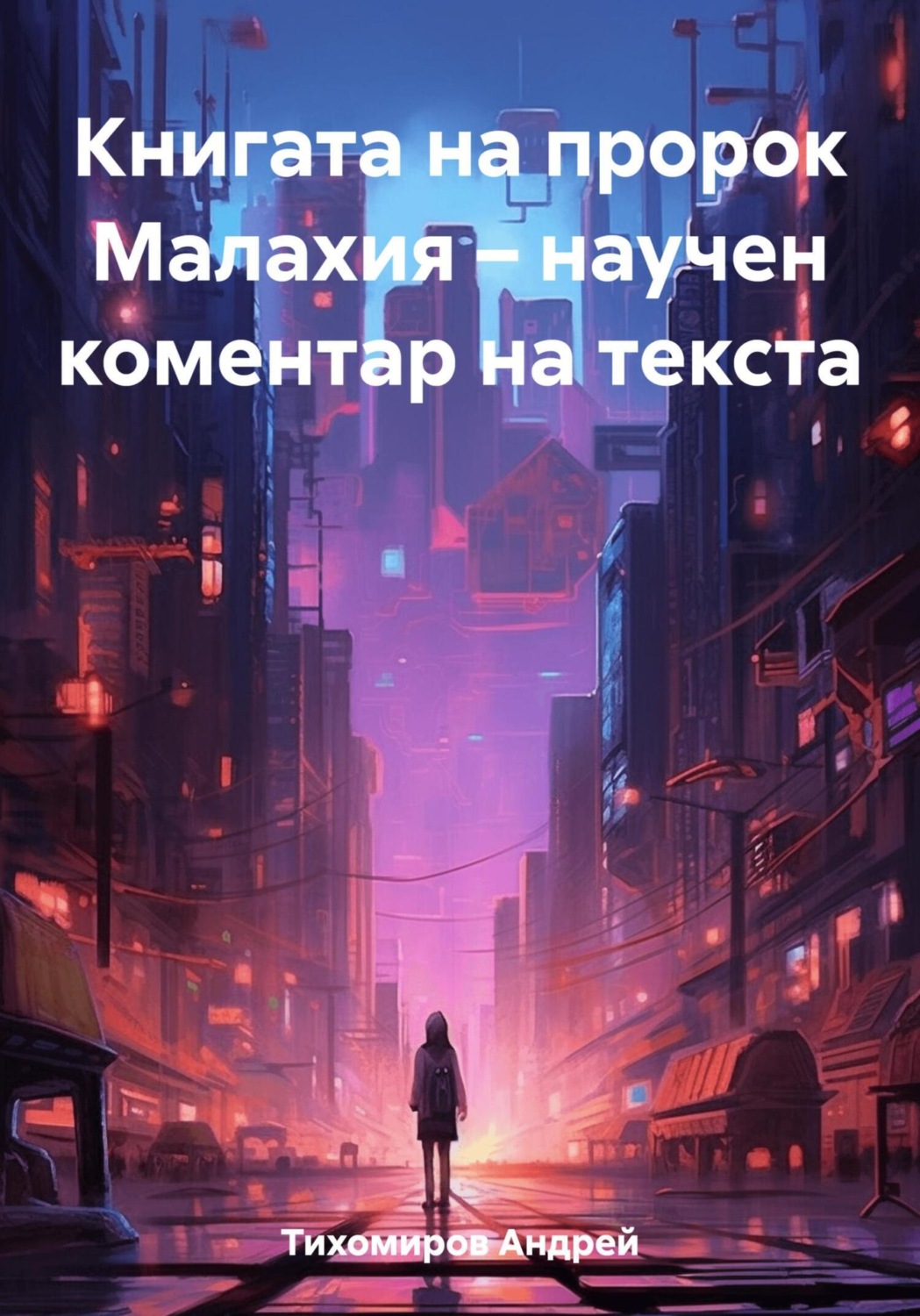 Обложка книги «Книгата на пророк Малахия – научен коментар на текста»