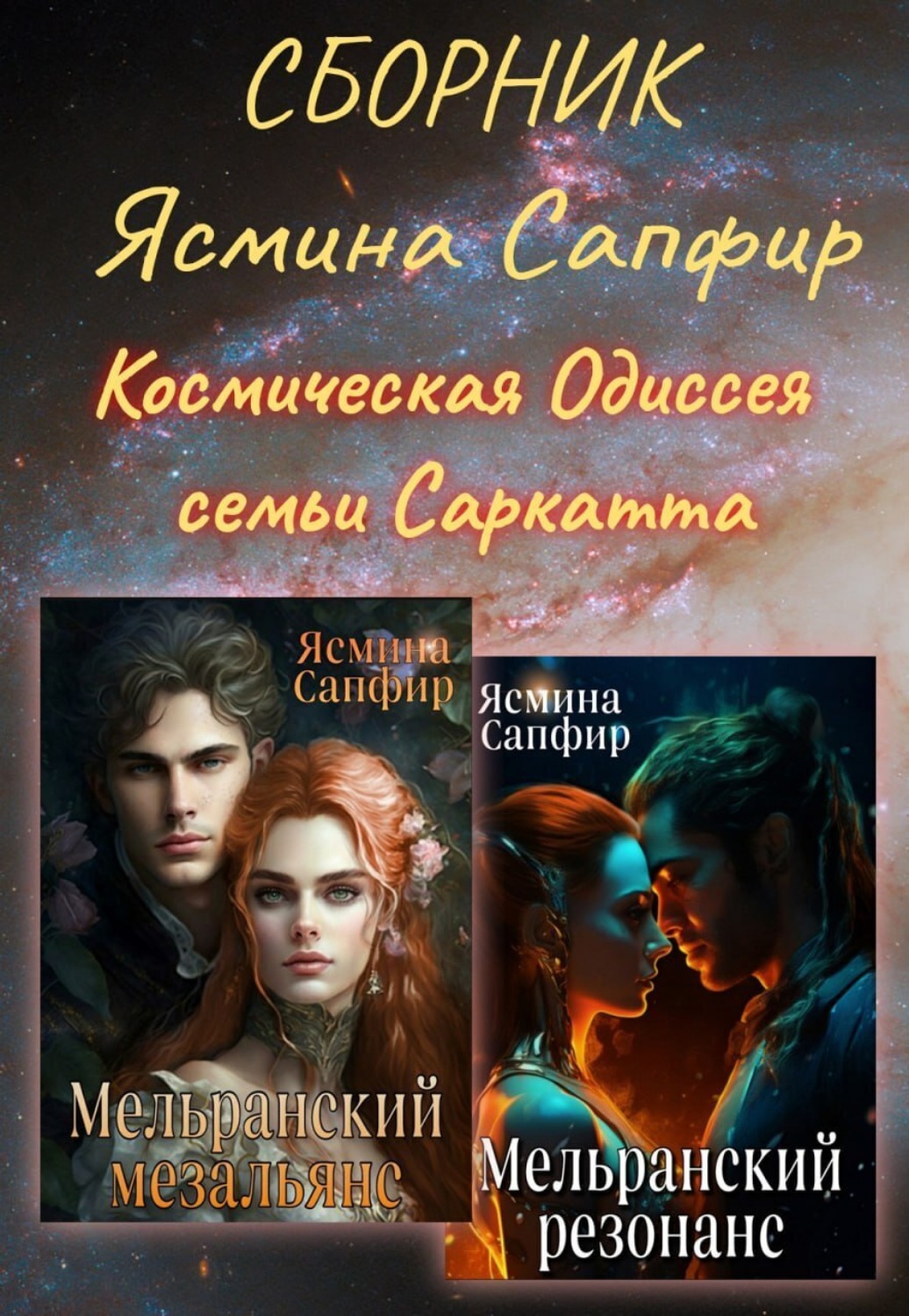 Обложка книги «Космическая Одиссея семьи Саркатта. Сборник»
