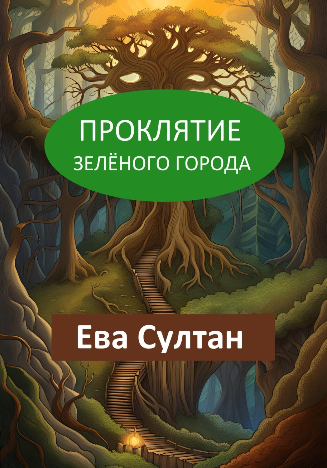 Обложка книги «Проклятие Зелёного города»
