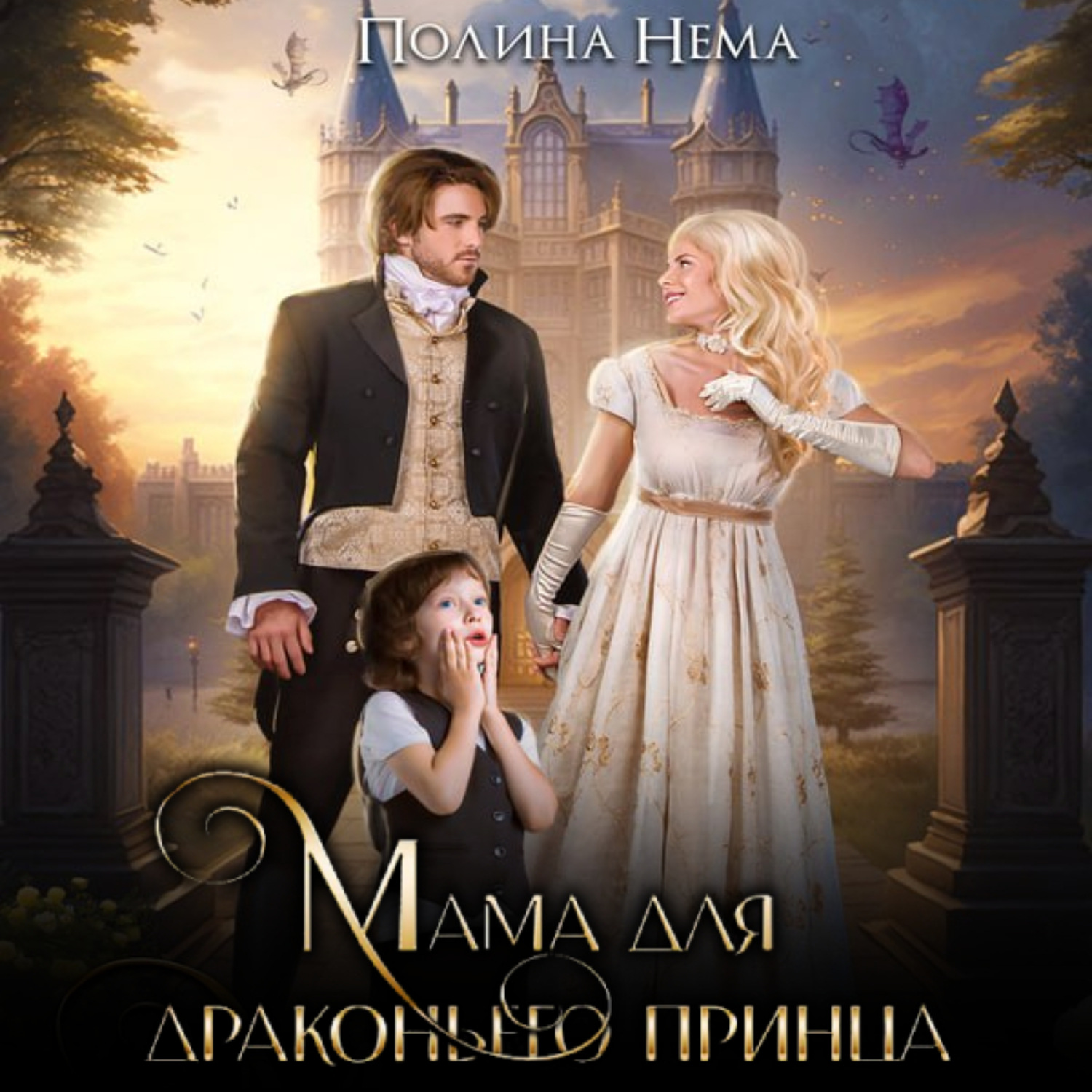 Обложка книги «Мама для драконьего принца»