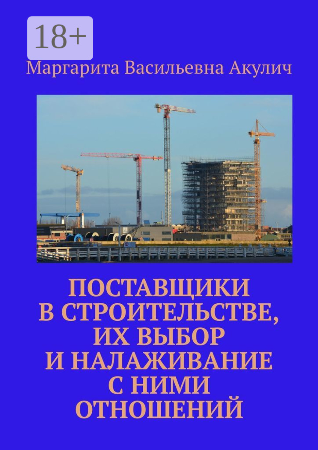 Обложка книги «Поставщики в строительстве, их выбор и налаживание с ними отношений»