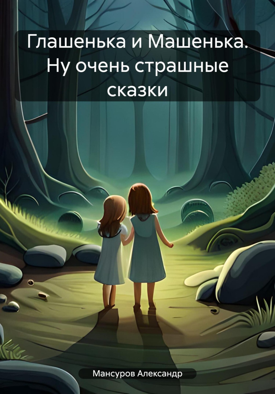 Обложка книги «Глашенька и Машенька. Ну очень страшные сказки»