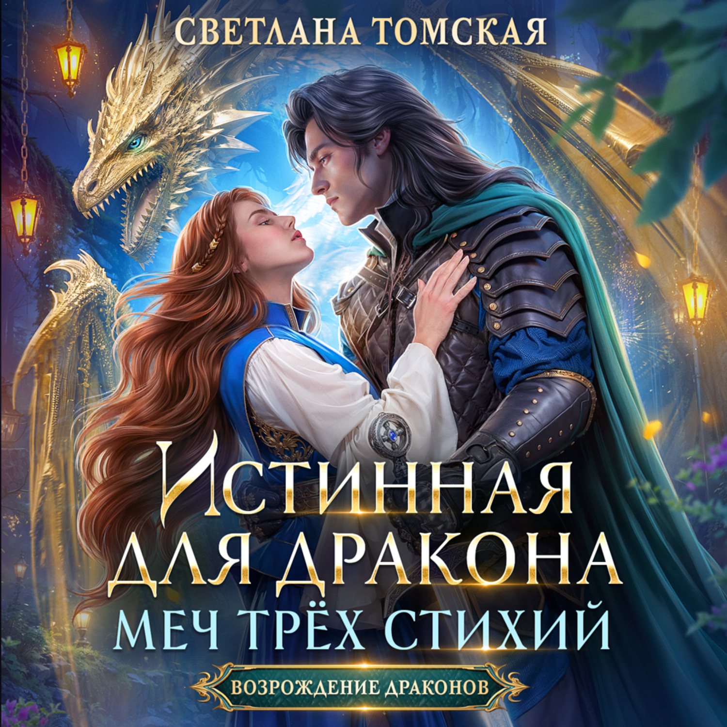 Обложка книги «Истинная для дракона. Меч трёх стихий»
