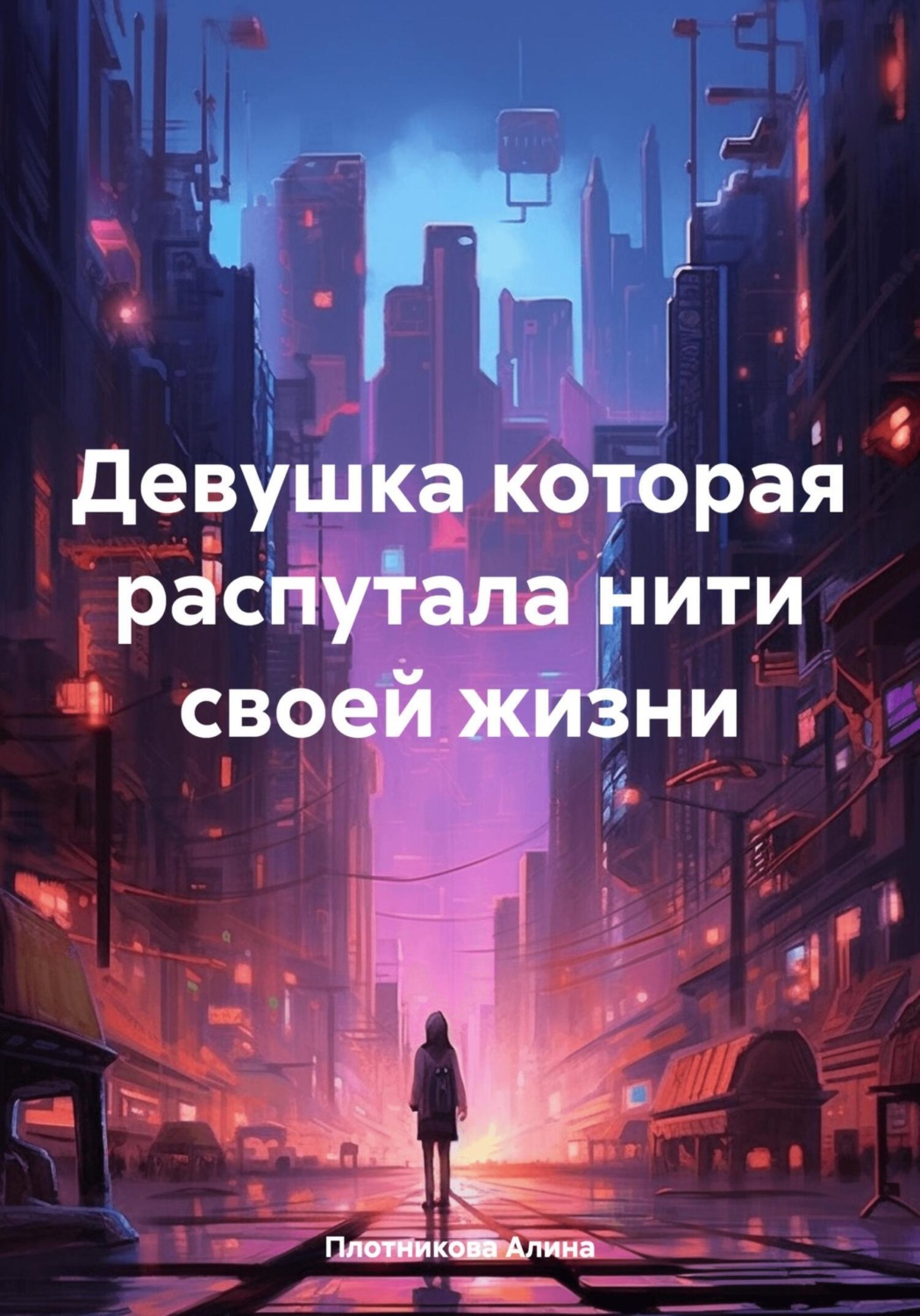 Обложка книги «Девушка которая распутала нити своей жизни»
