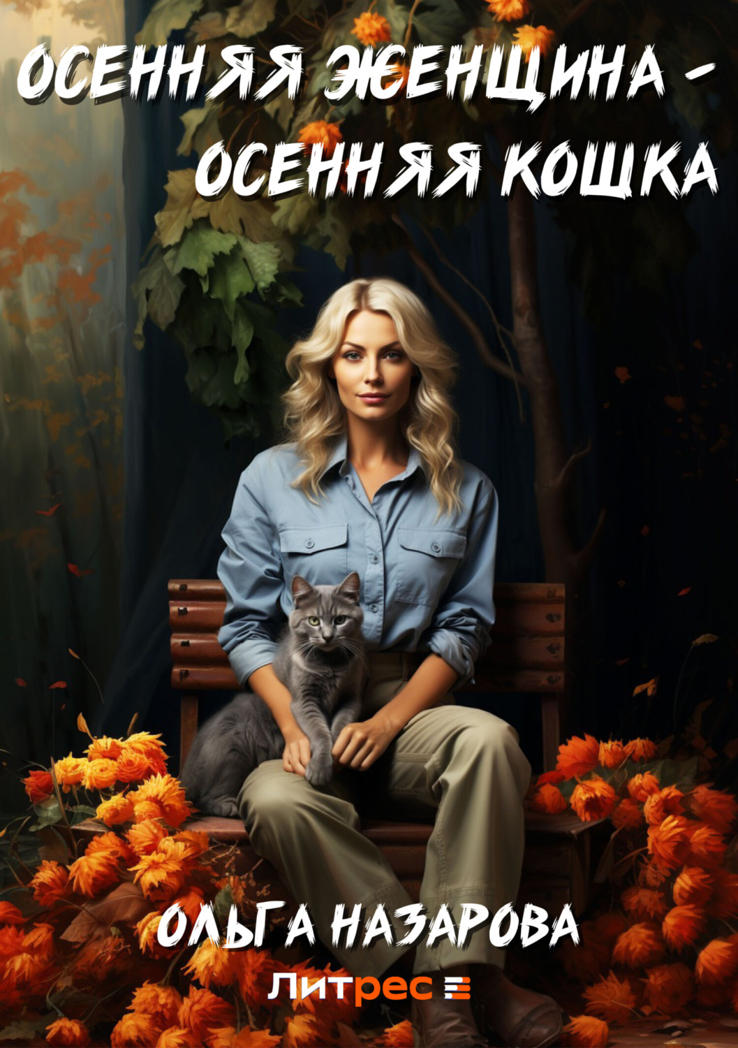Обложка книги «Осенняя женщина – осенняя кошка»