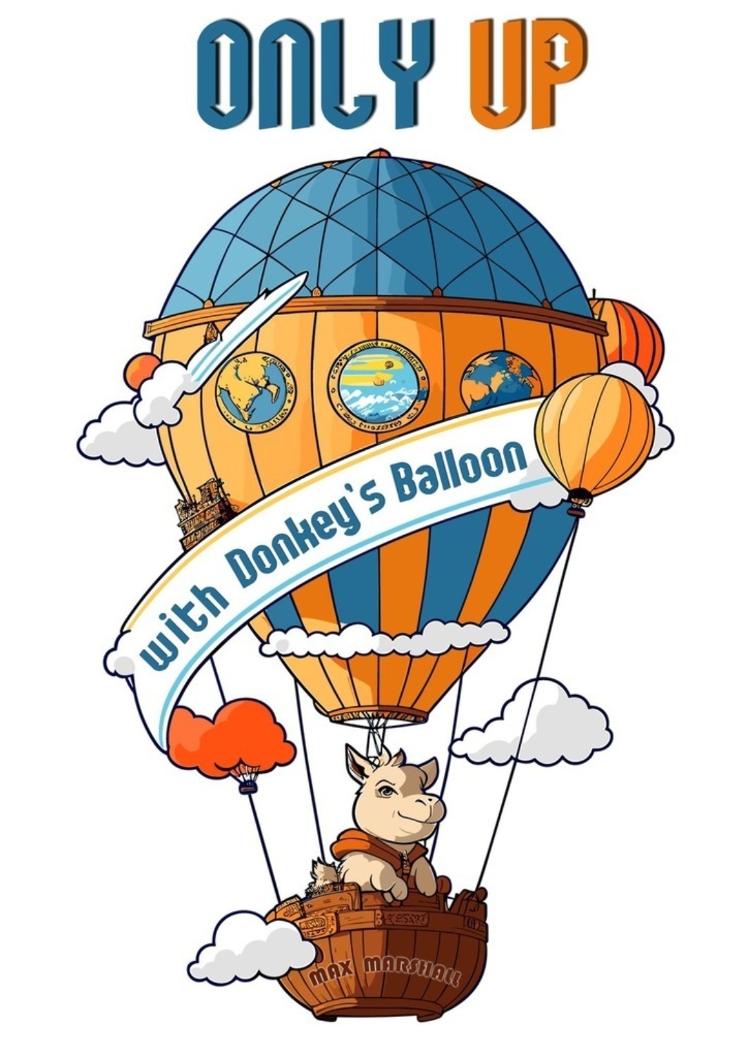 Обложка книги «Only Up with Donkey’s Balloon»