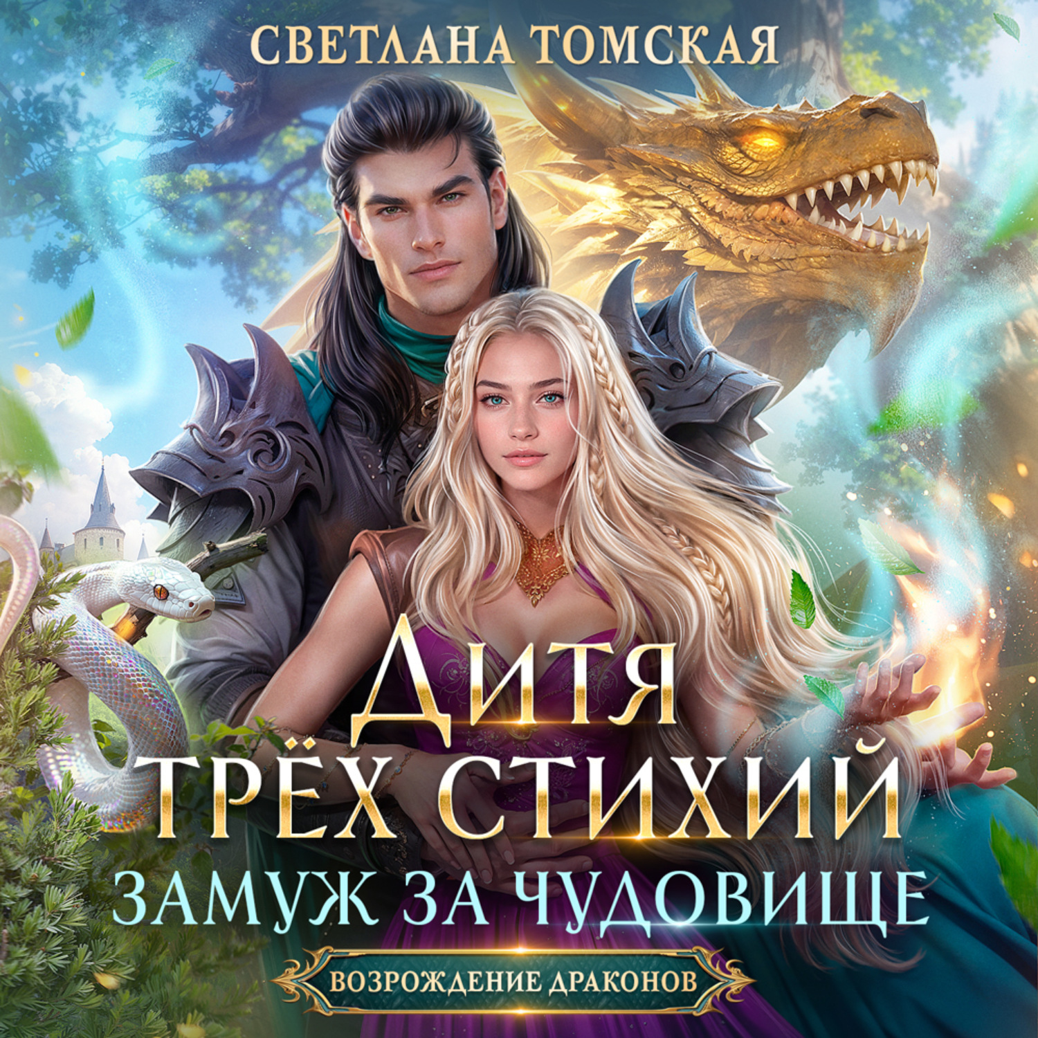Обложка книги «Дитя трёх стихий. Замуж за чудовище»