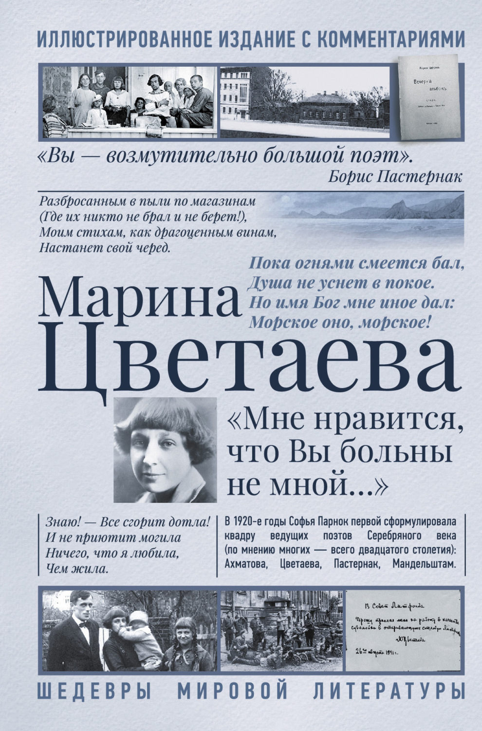 Обложка книги «Мне нравится, что Вы больны не мной. Лучшие стихи и биография»