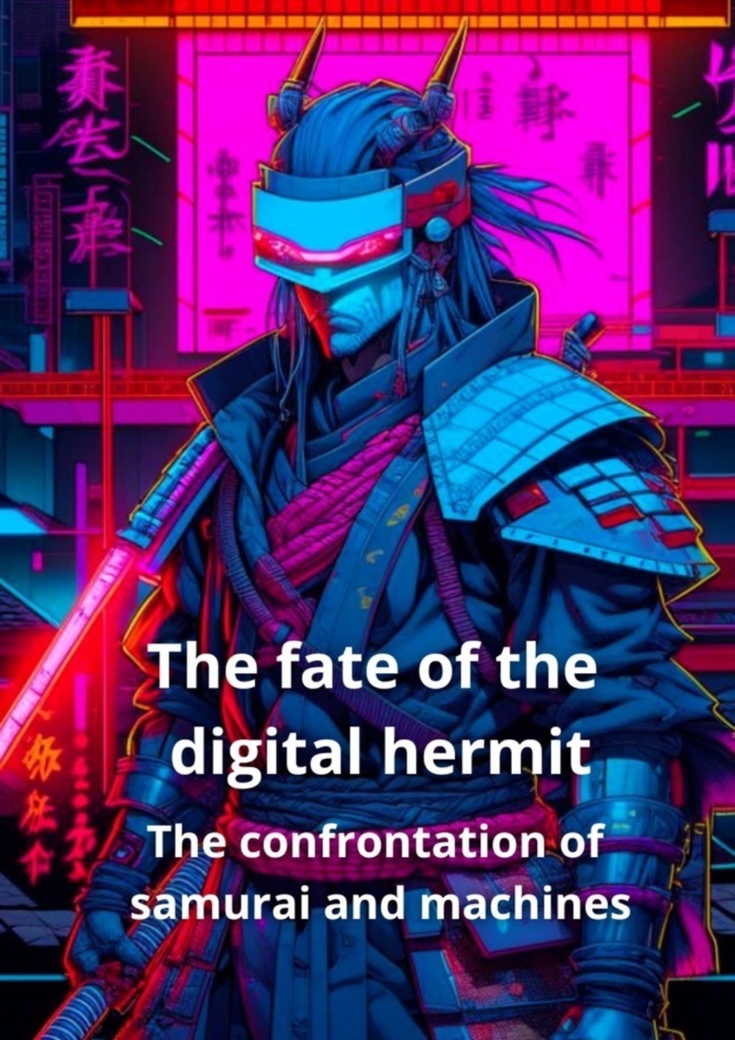 Обложка книги «The fate of the digital hermit. The confrontation of samurai and machines»