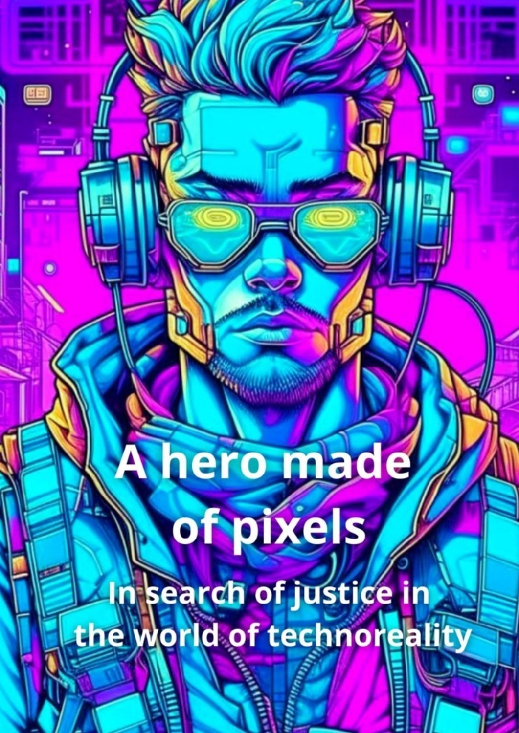 Обложка книги «A hero made of pixels. In search of justice in the world of technoreality»