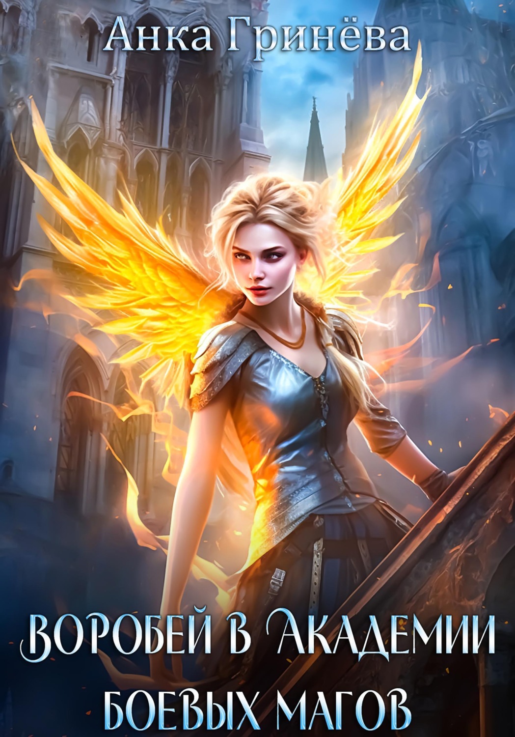 Обложка книги «Воробей в Академии боевых магов»