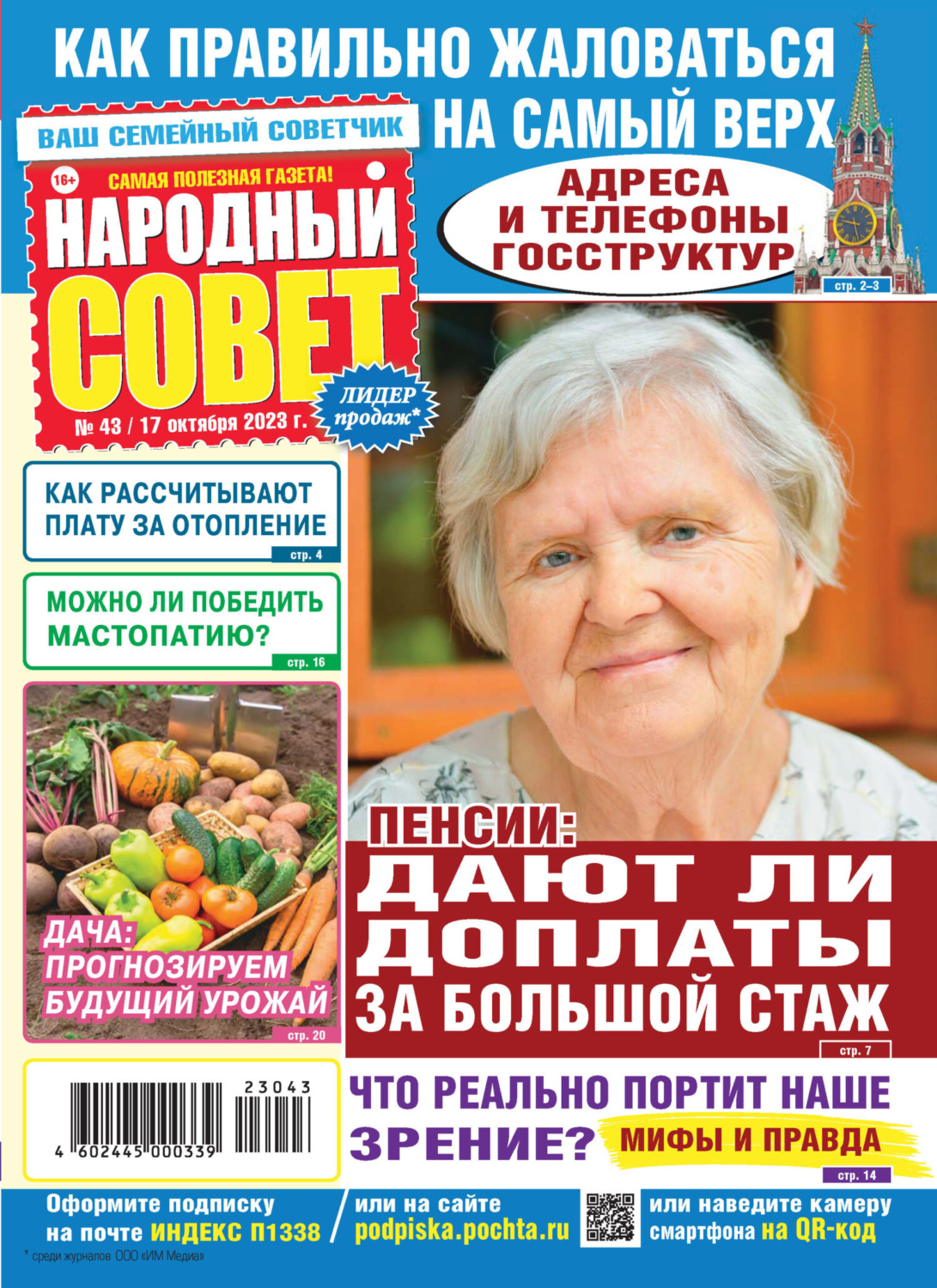 Обложка книги «Народный совет №43/2023»