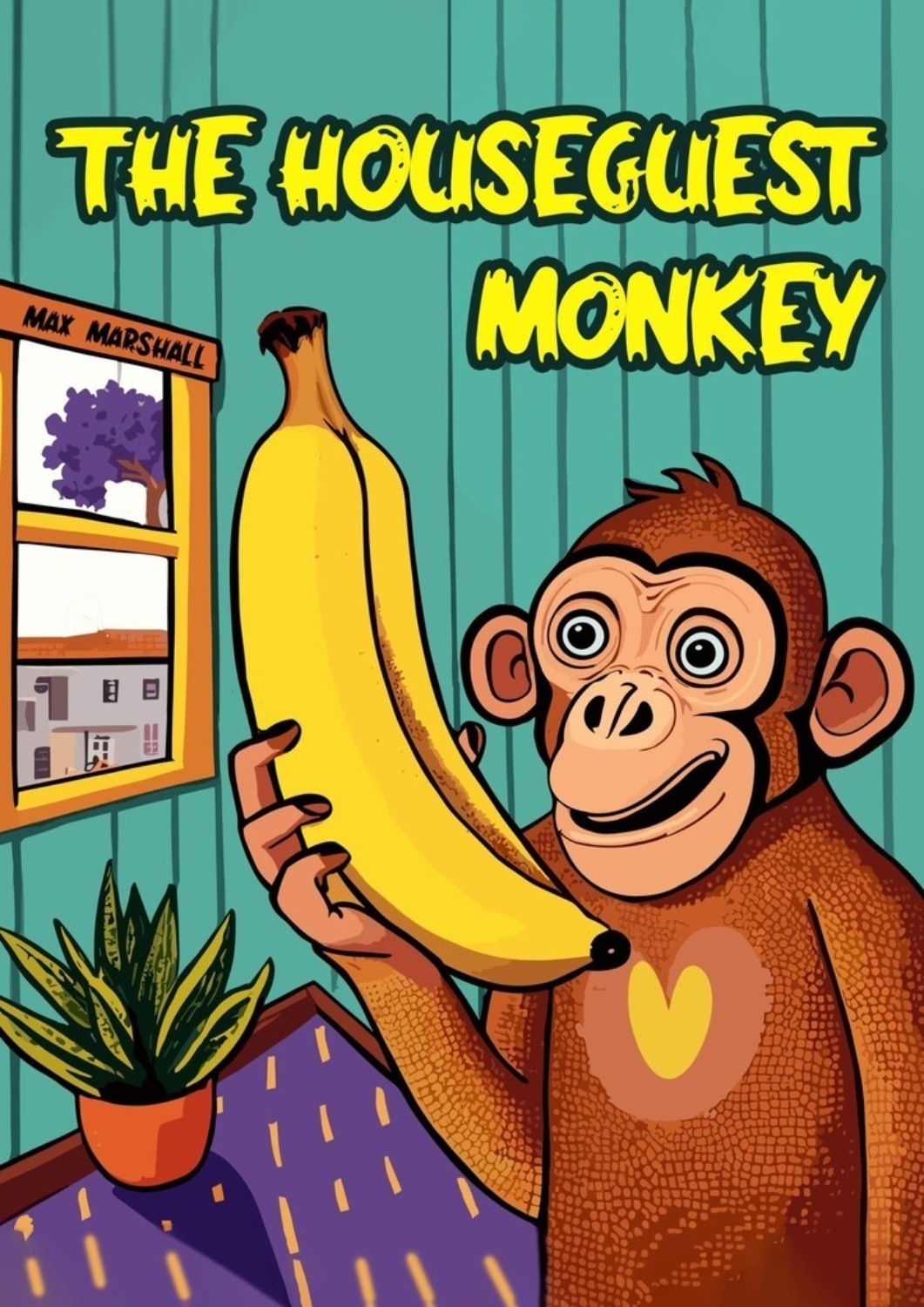Обложка книги «The Houseguest Monkey»