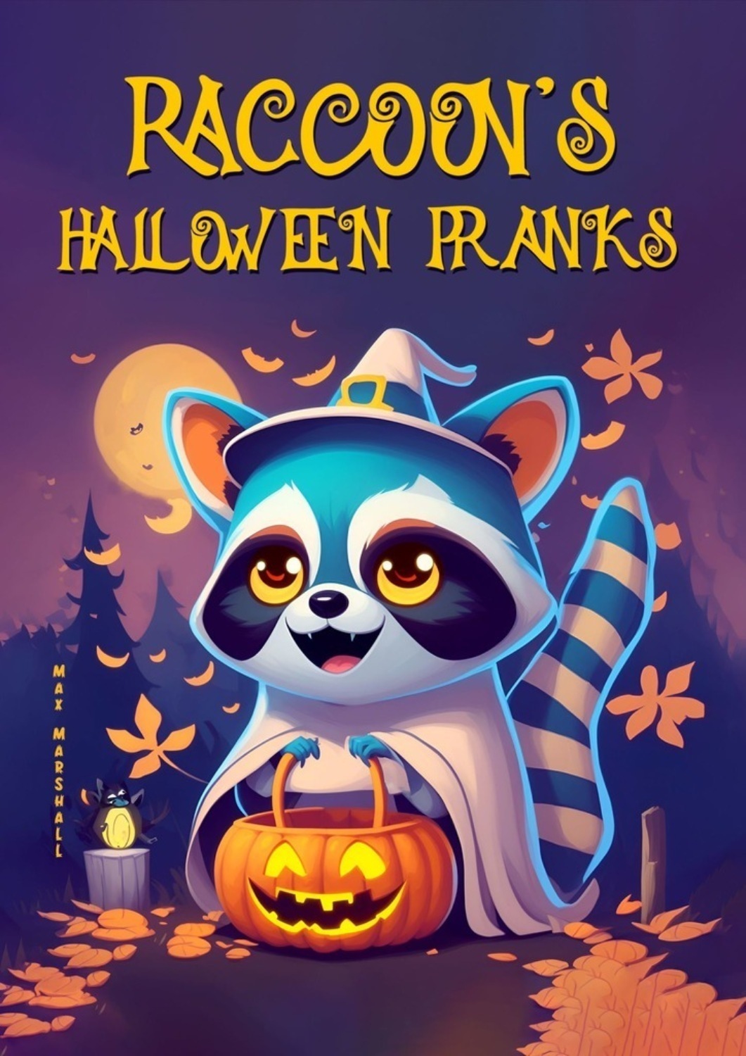 Обложка книги «Raccoon’s Halloween Pranks»