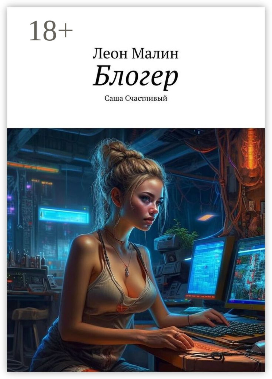 Обложка книги «Блогер. Саша Счастливый»