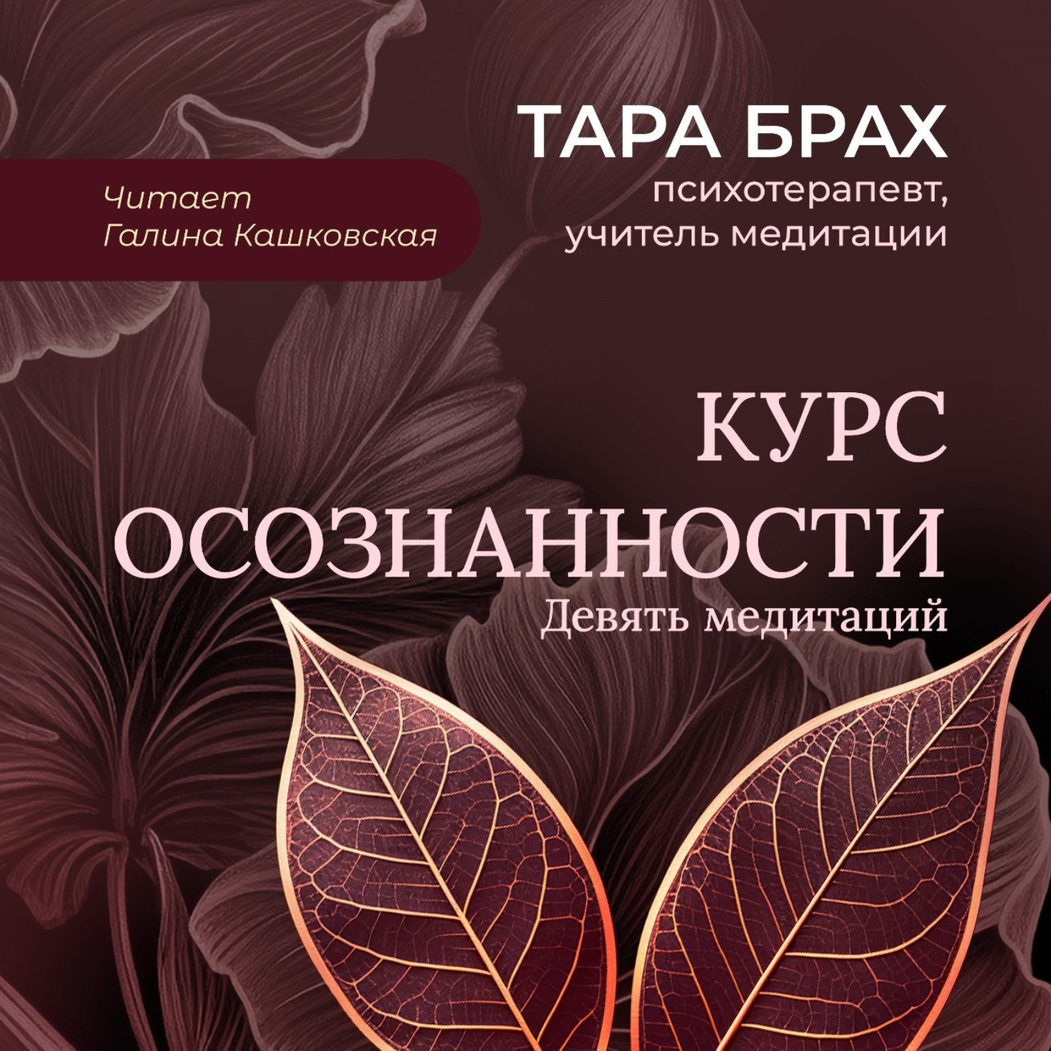 Обложка книги «Курс осознанности. Девять медитаций под руководством Тары Брах»