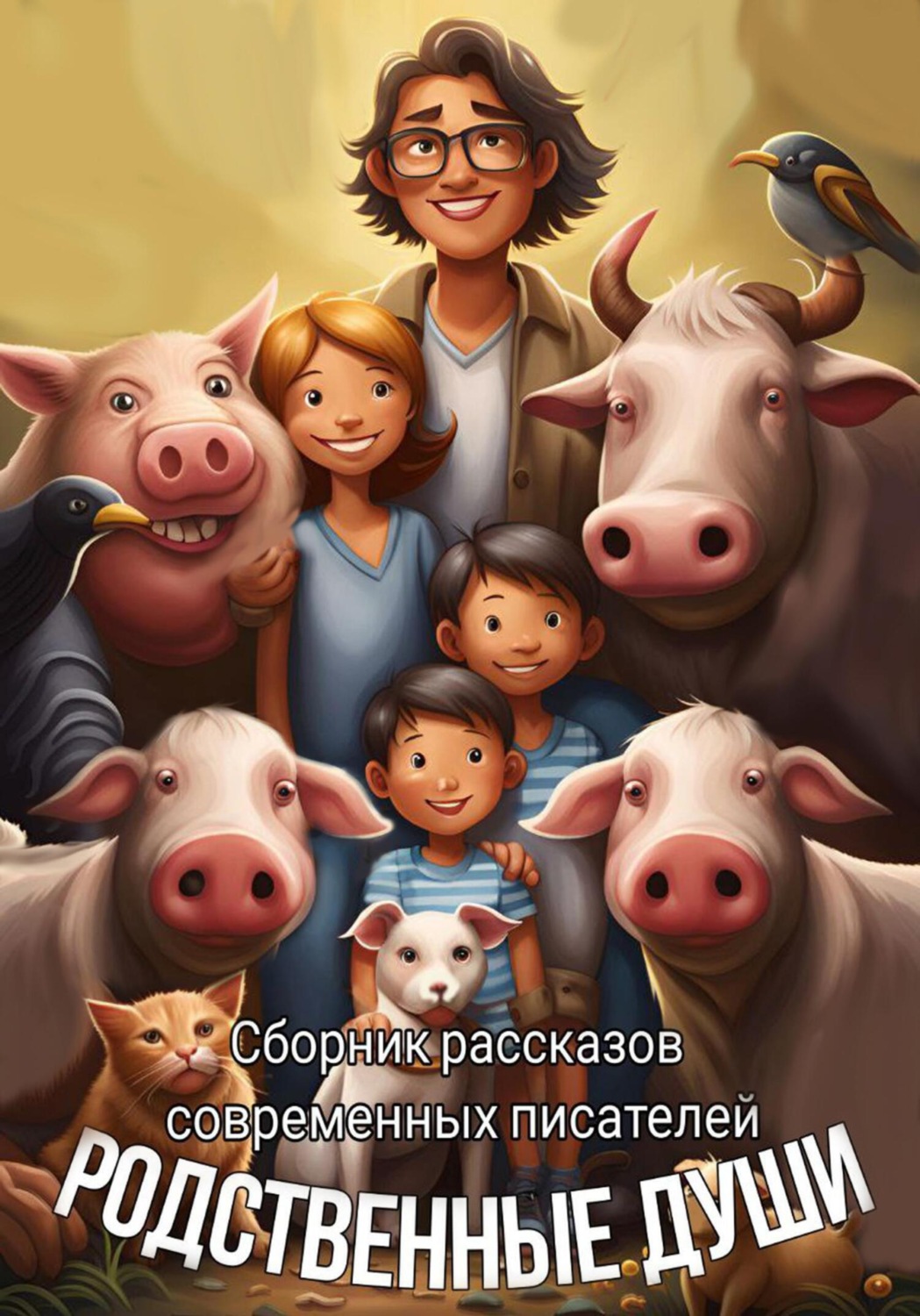 Обложка книги «Родственные души. Сборник рассказов современных писателей»