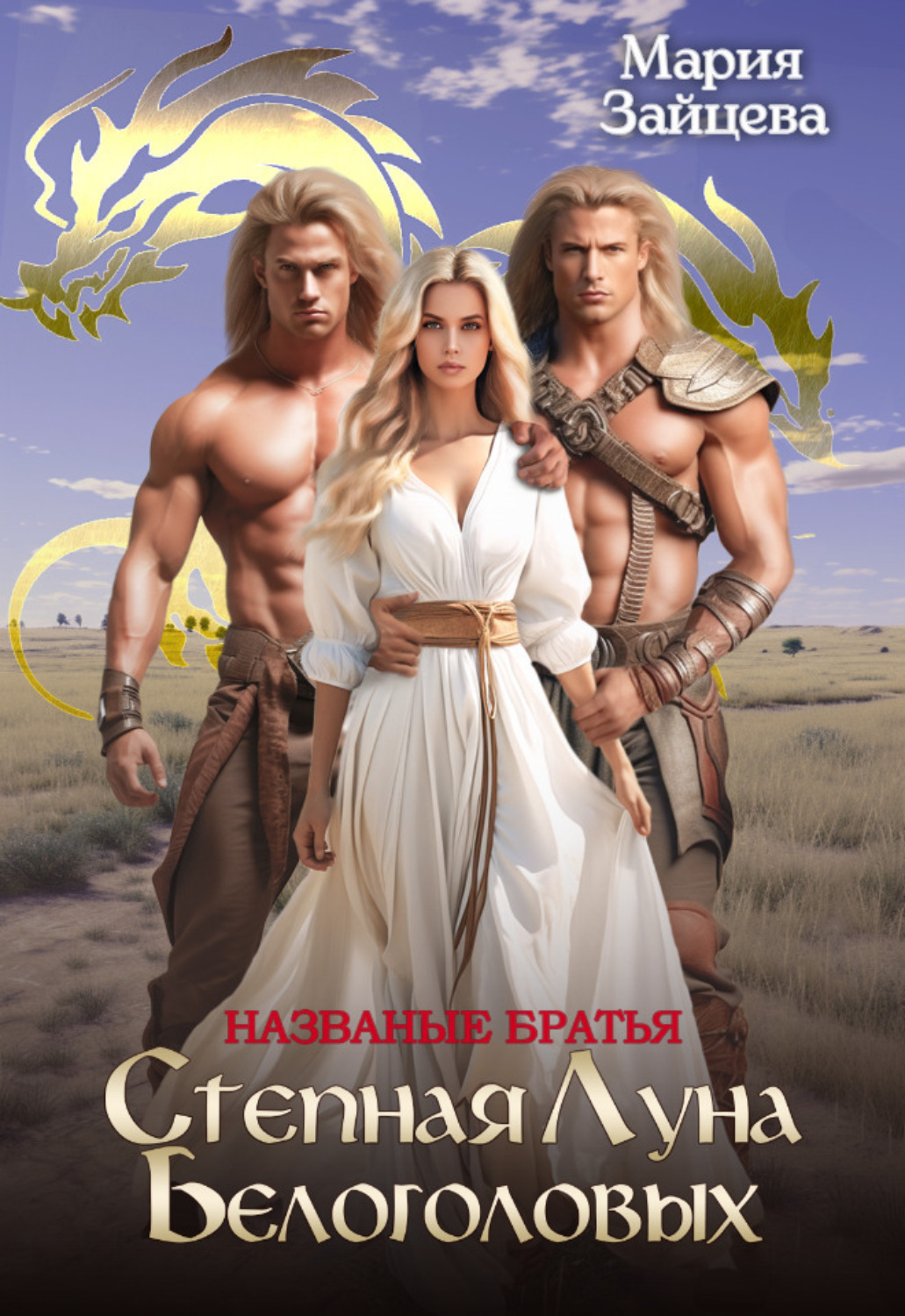 Обложка книги «Степная луна белоголовых»