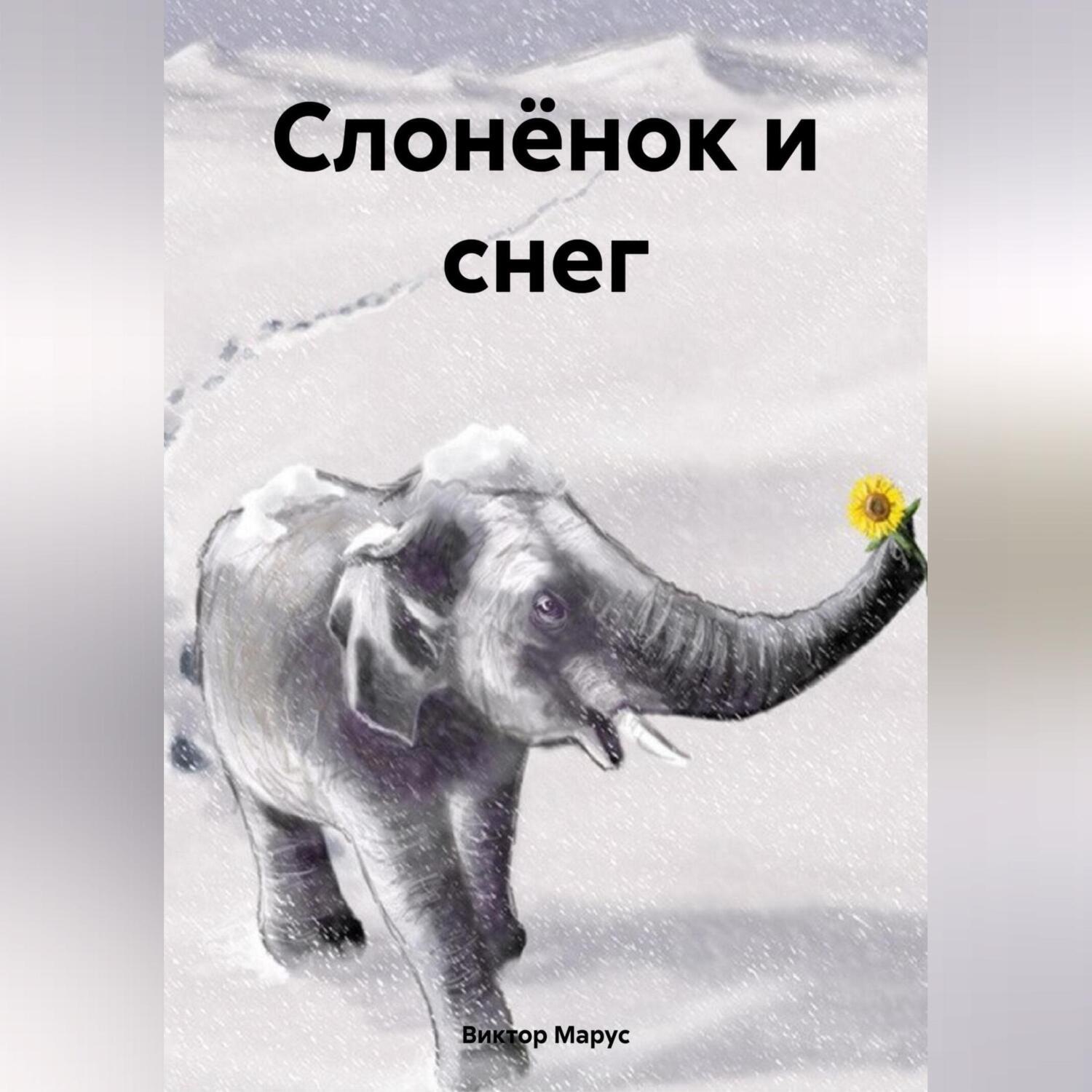 Обложка книги «Слонёнок и снег»