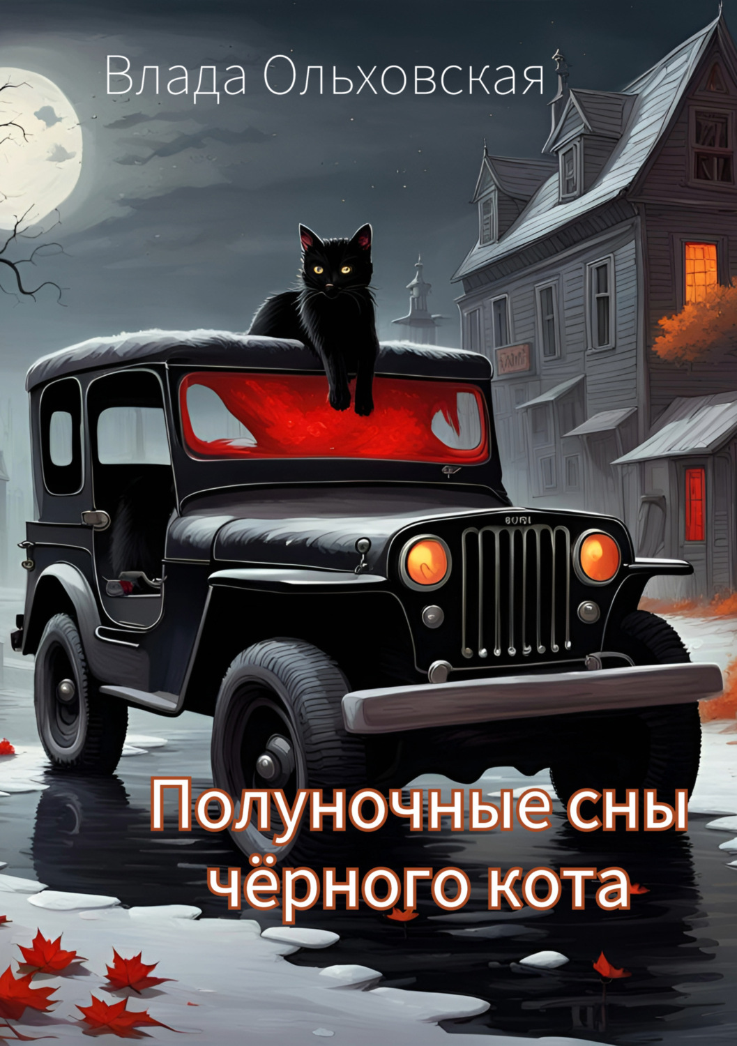 Обложка книги «Полуночные сны чёрного кота»