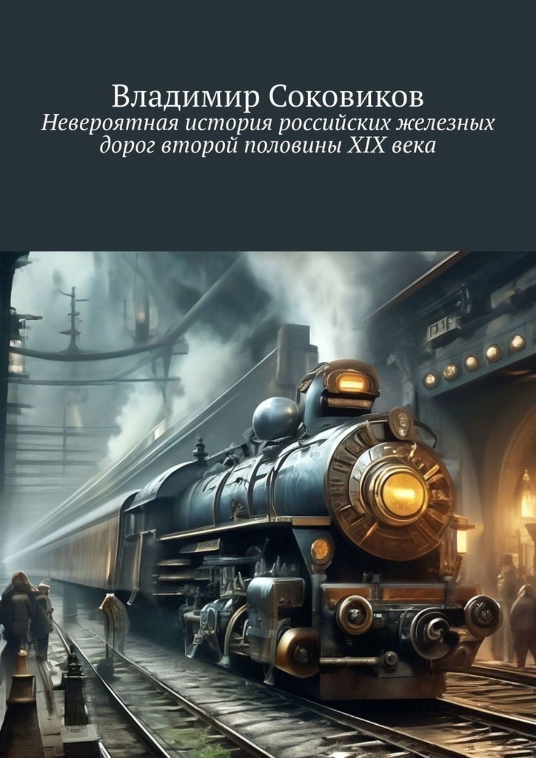 Обложка книги «Невероятная история российских железных дорог второй половины XIX века»