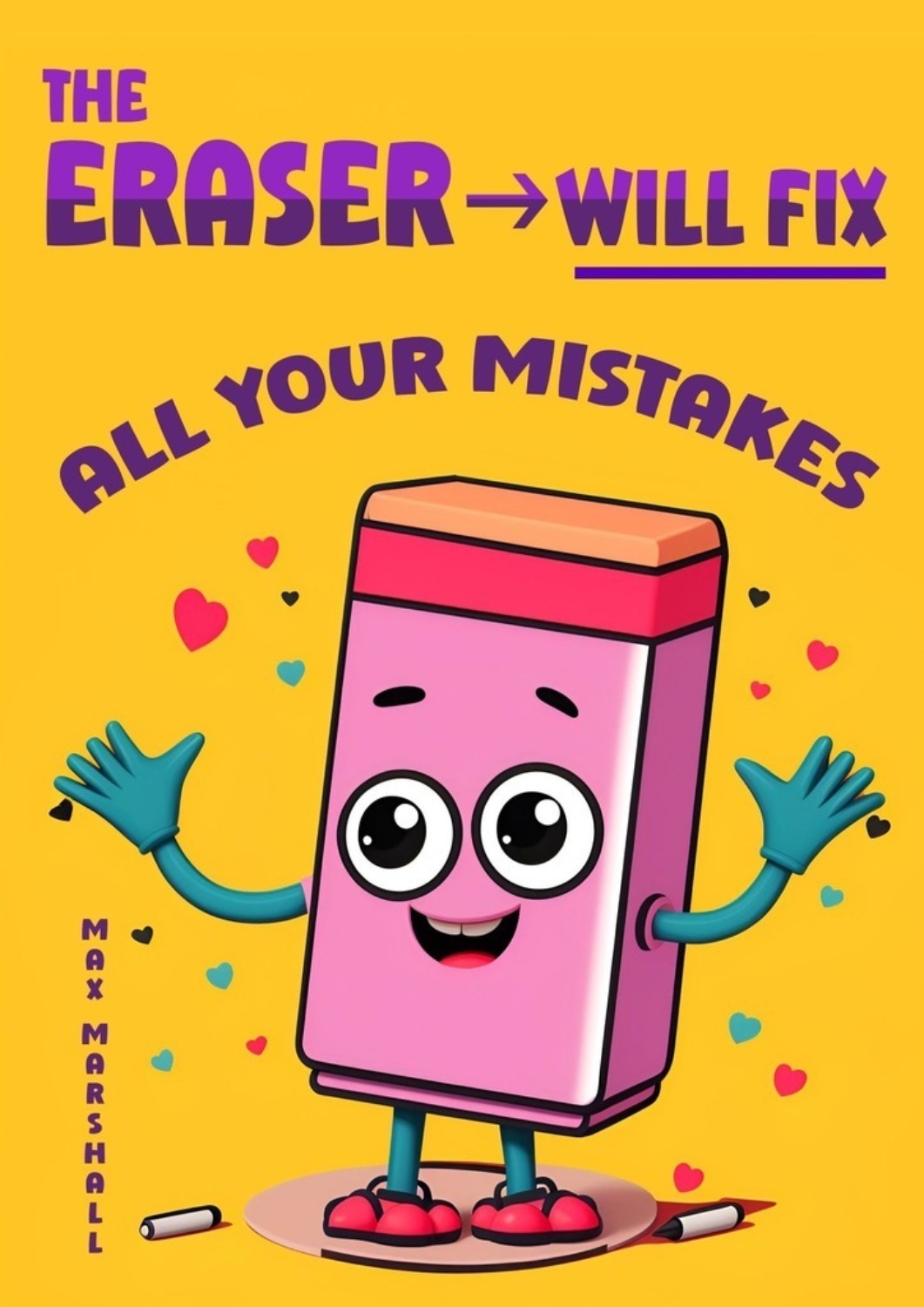 Обложка книги «The Eraser Will Fix All Your Mistakes»