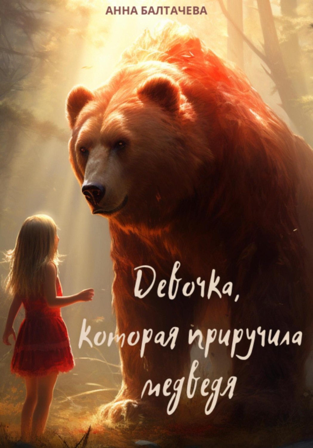Обложка книги «Девочка, которая приручила медведя»