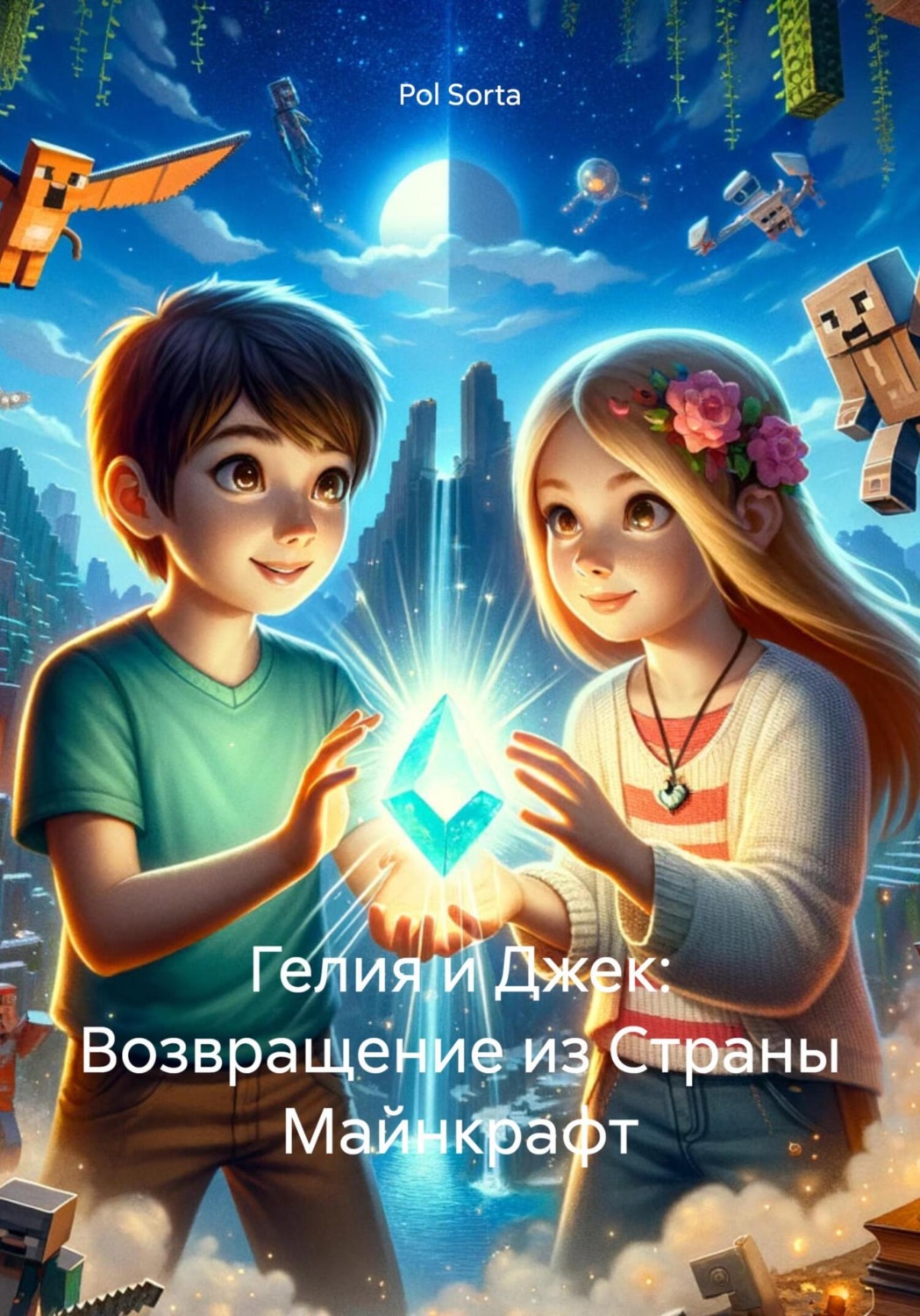 Обложка книги «Гелия и Джек: Возвращение из Страны Майнкрафт»