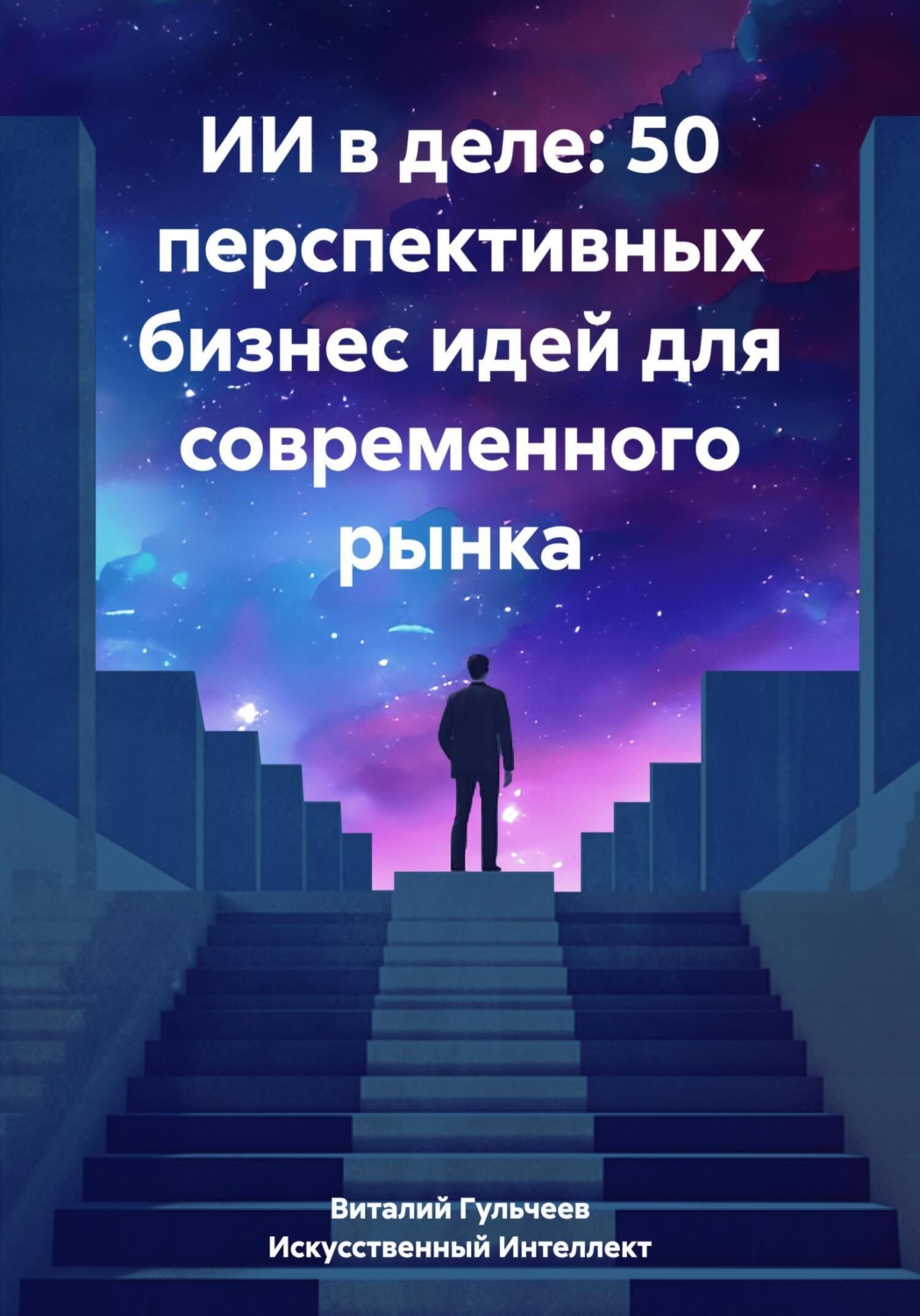 Обложка книги «ИИ в деле: 50 перспективных бизнес идей для современного рынка»