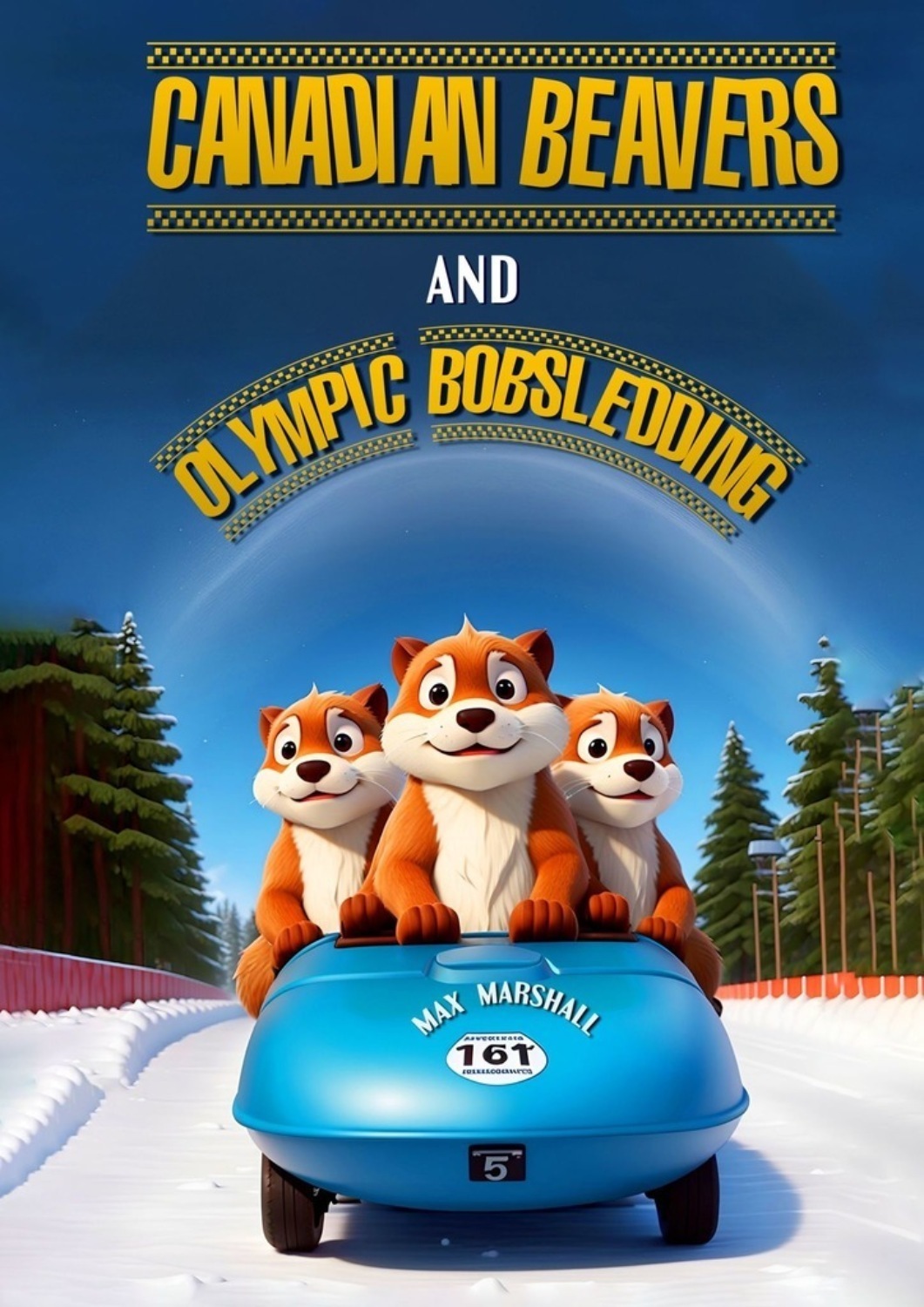 Обложка книги «Canadian Beavers and Olympic Bobsledding»