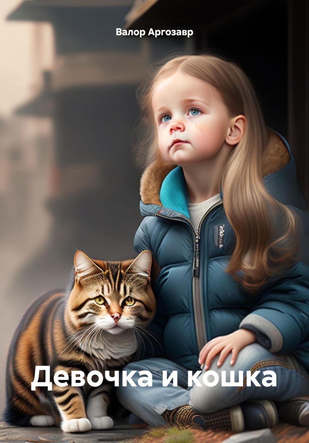 Обложка книги «Девочка и кошка»